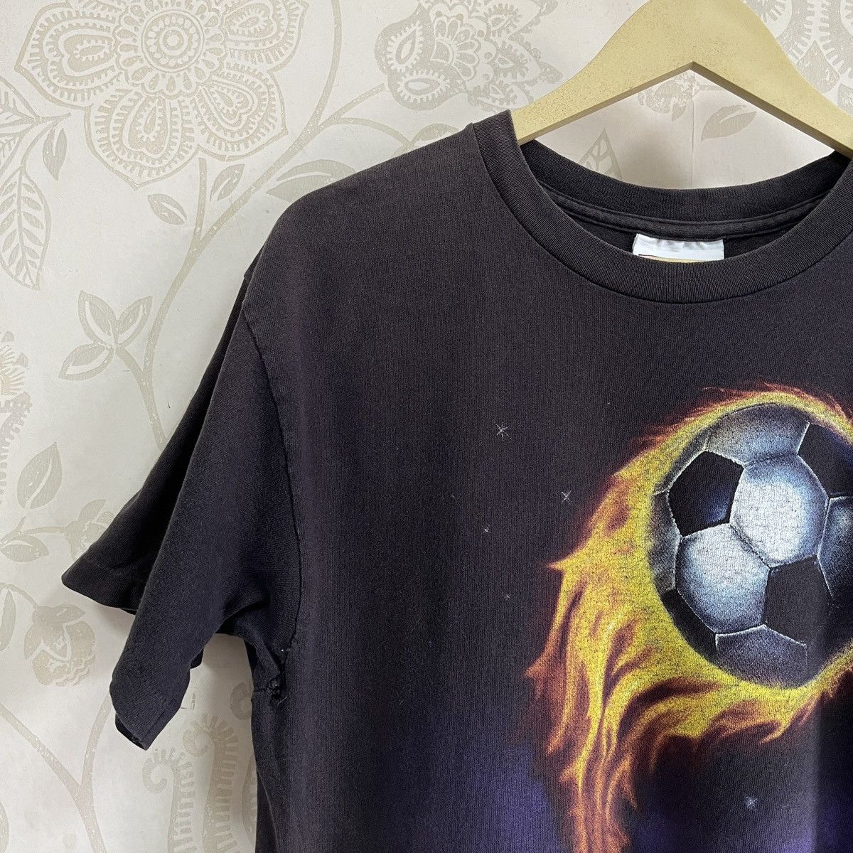 Reebok Vintage 1990s Reebok Soccer Field TShirt Size US M / EU 48-50 / 2 - 5 Thumbnail
