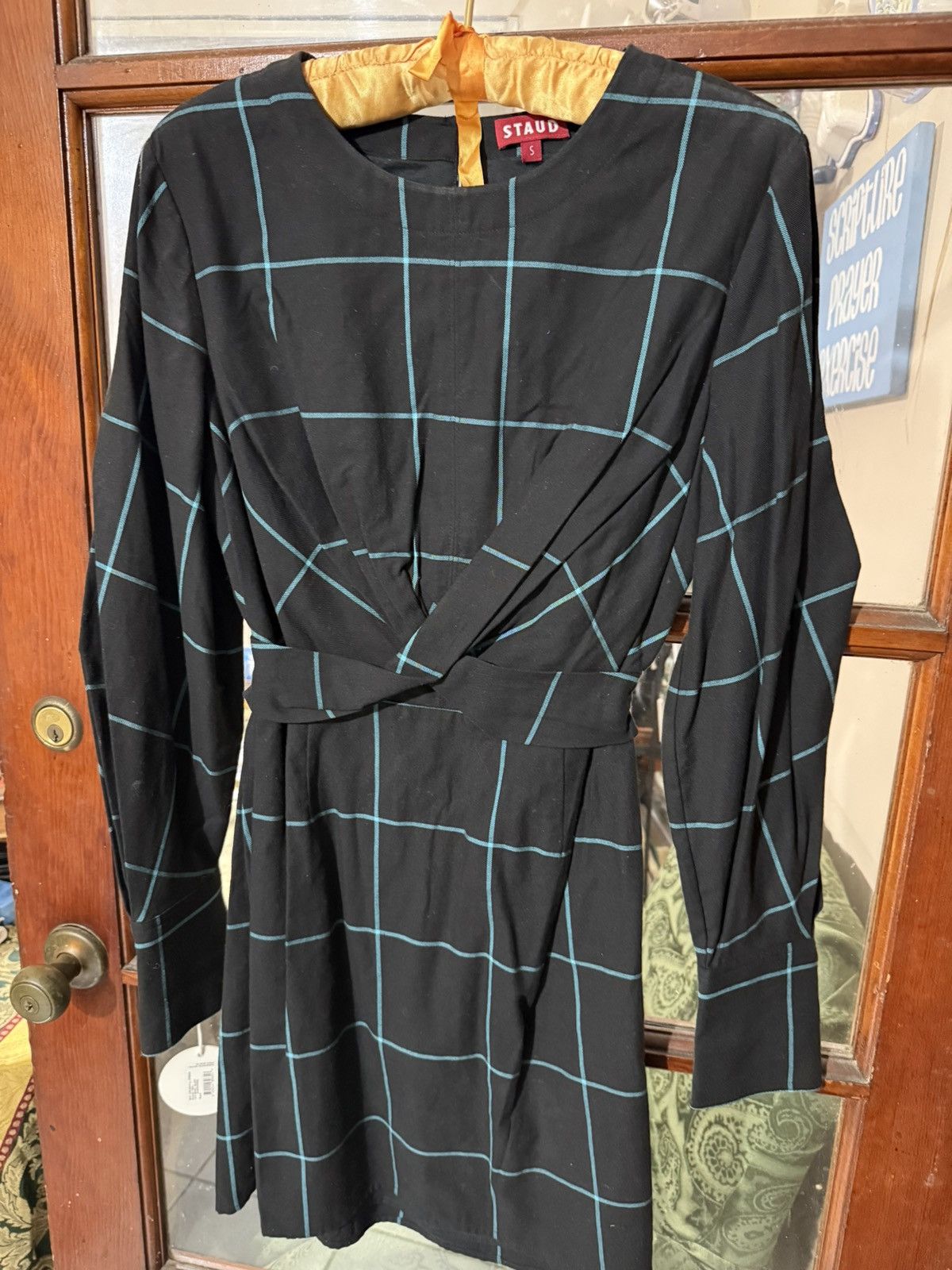 Staud BNWT Staud Crosshill Plaid Dress Size Small Size S / US 4 / IT 40 - 3 Thumbnail