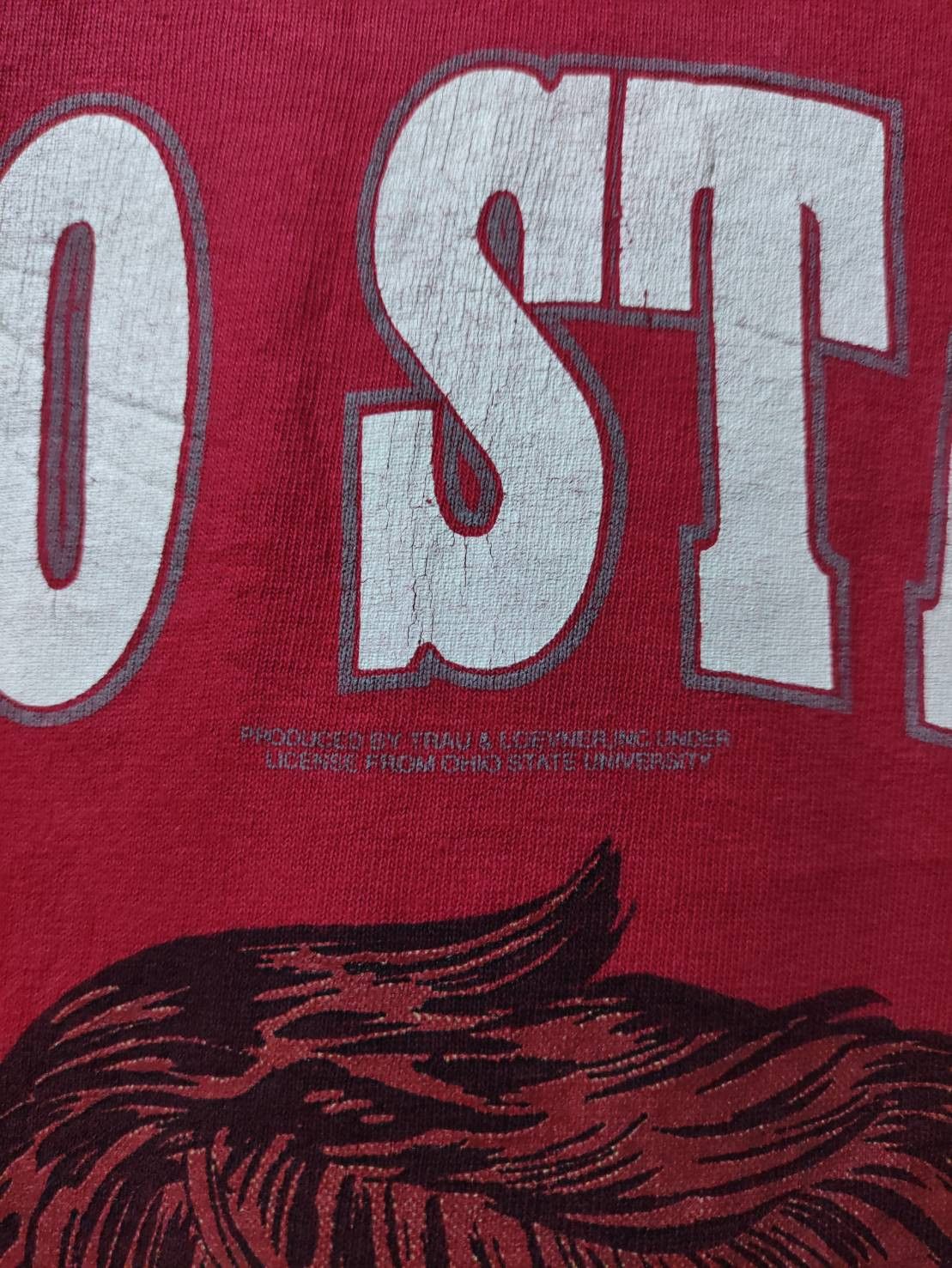 POP MAGAZINE Vtg 90's Mad Magazine Alfred E Neuman Ohio State USA T-Shirt Size US M / EU 48-50 / 2 - 4 Thumbnail