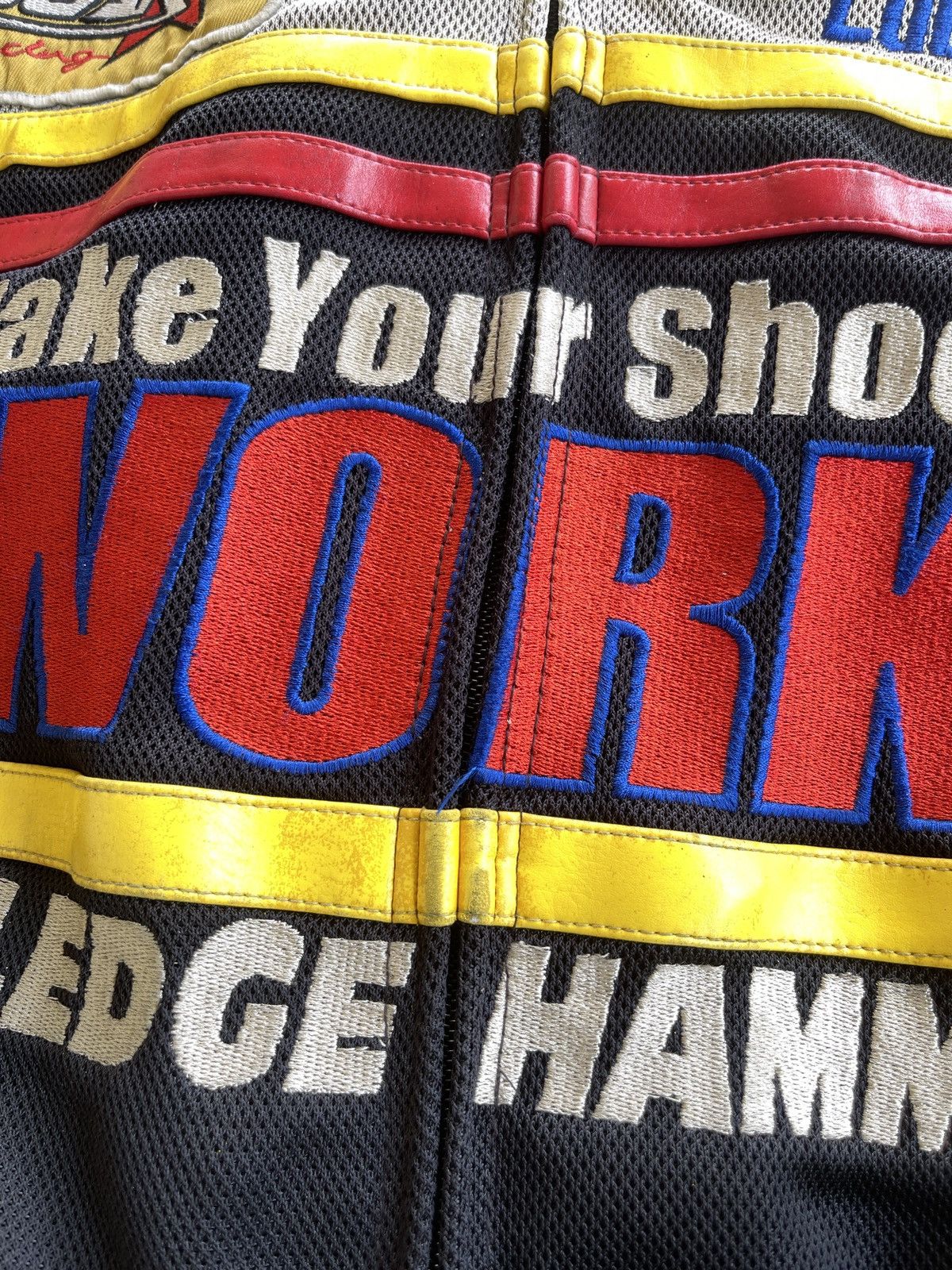 YELLOW CORN Vintage Yellow Corn X Lubricant NHRA Racing Schoeller Jacket Size US L / EU 52-54 / 3 - 19 Thumbnail