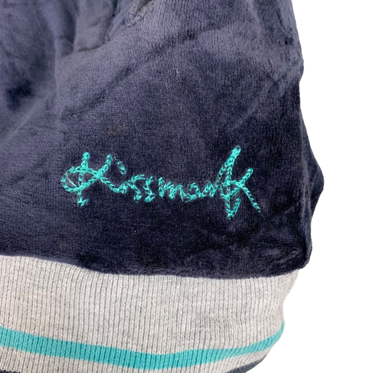 Japanese Brand KISSMARK Colorblock Velvet Jacket #1041-C47 Size US L / EU 52-54 / 3 - 15 Thumbnail