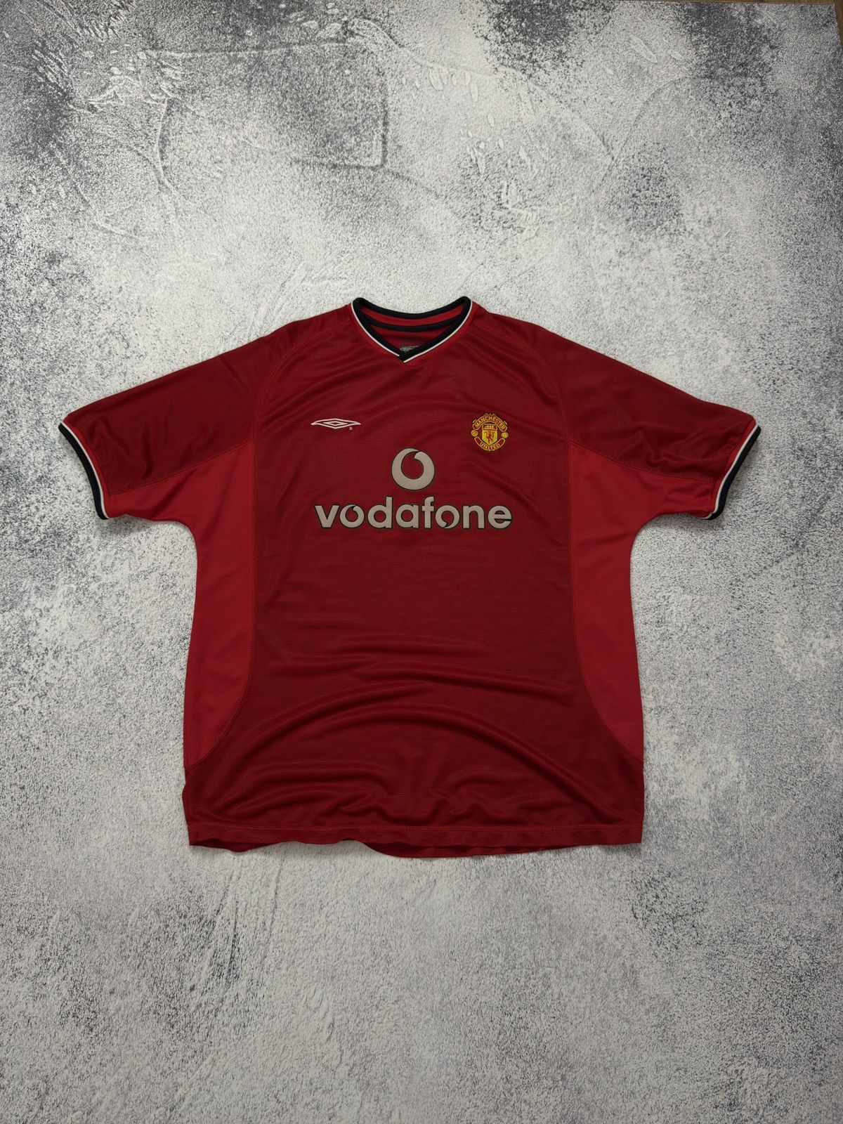 Umbro UMBRO MANCHESTER UNITED 2000/2001 HOME FOOTBALL SHIRT JERSEY Size US XL / EU 56 / 4 - 1 Thumbnail
