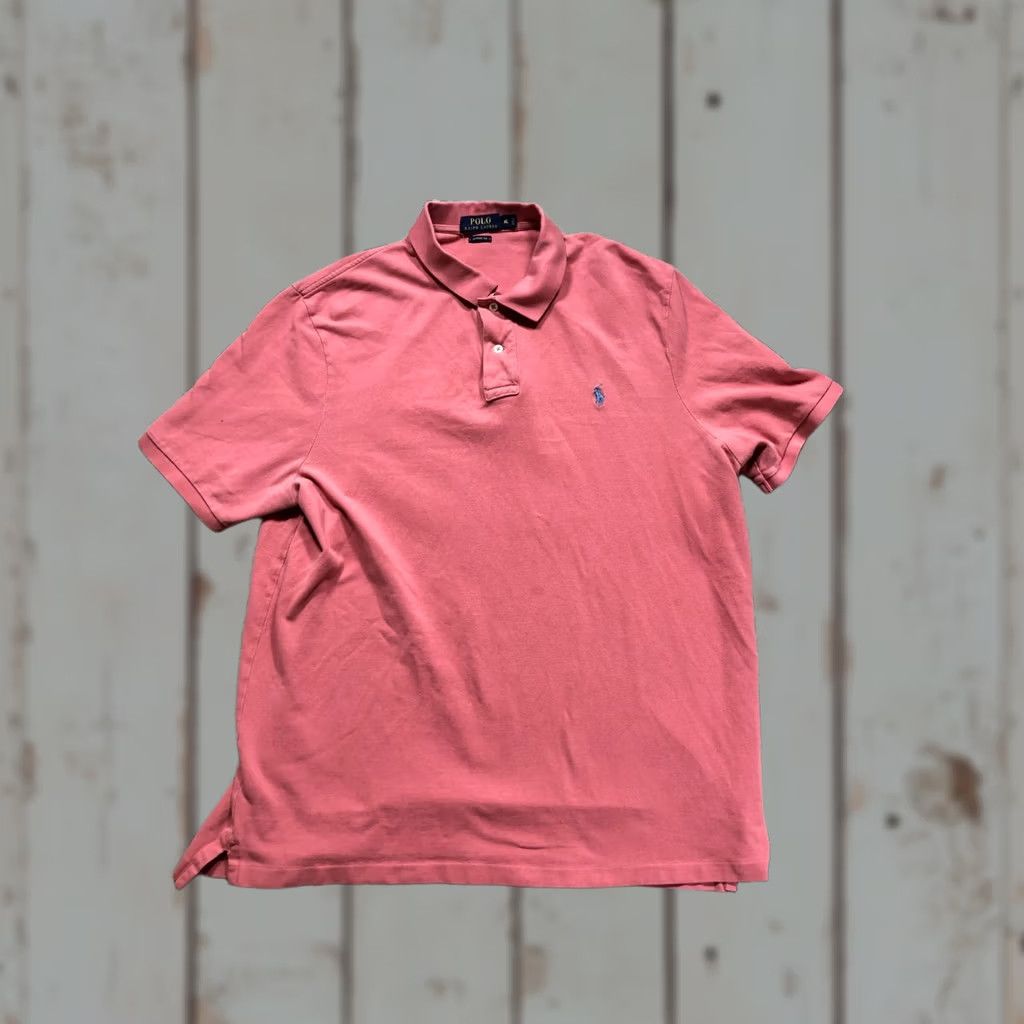 Polo Ralph Lauren Polo Ralph Lauren Polo Shirt Mens XL Pink Classic Fit Short Sleeve Pony Logo Size US XL / EU 56 / 4 - 1 Thumbnail
