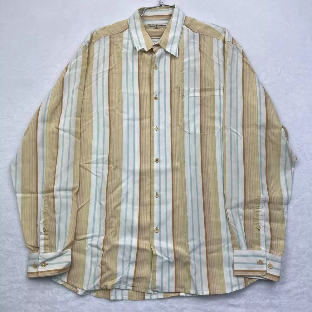Tommy Bahama Tommy Bahama Shirt Men Stripes Button Up Long Sleeve L Size US L / EU 52-54 / 3 - 1 Thumbnail