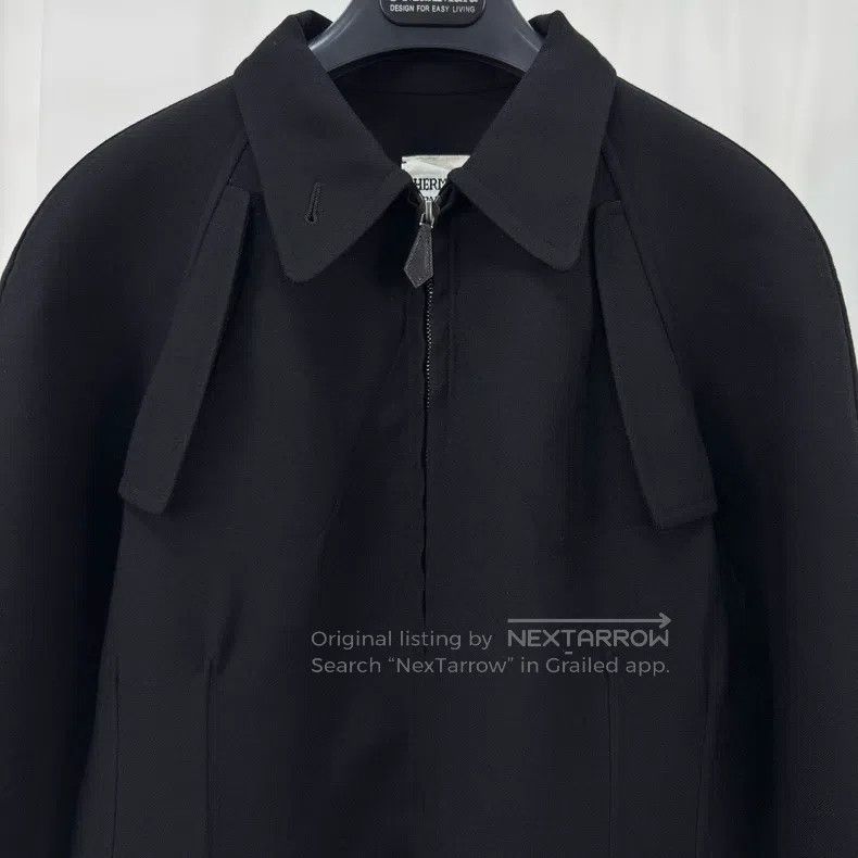 Hermes Hermes Black Wool Tailored Zipper Jacket Size XS / US 0-2 / IT 36-38 - 3 Thumbnail