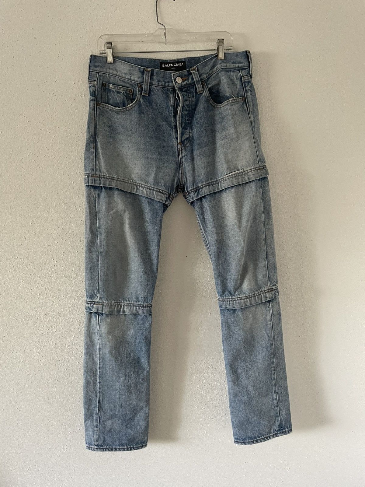 パンツ BALENCIAGA 18ss 3way Convertible Denim BALENCIAGA 18ss 3way Convertible Denim