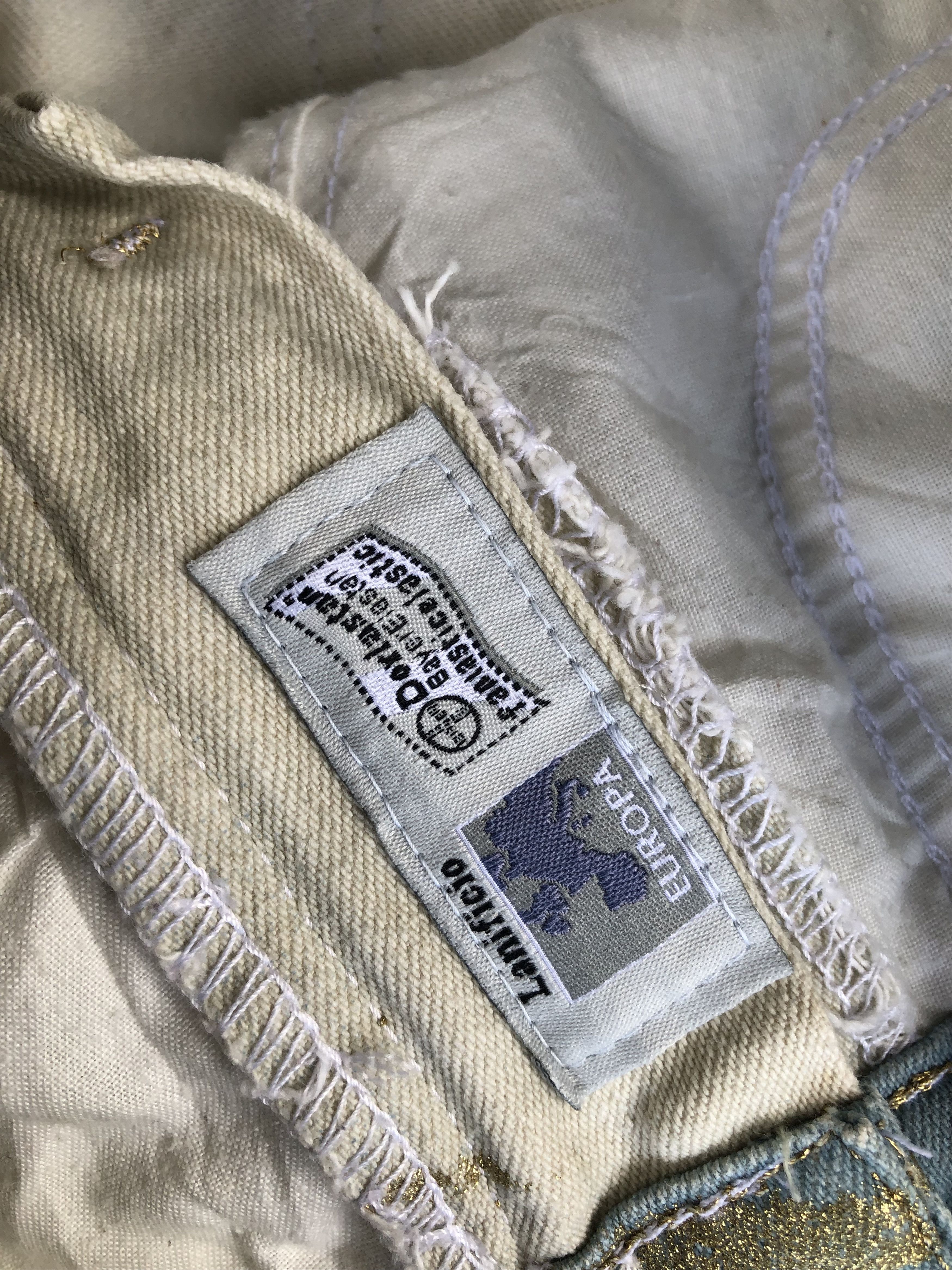Roberto Cavalli 2000s Roberto Cavalli Golden Zebra Jeans Size 30" / US 8 / IT 44 - 8 Thumbnail