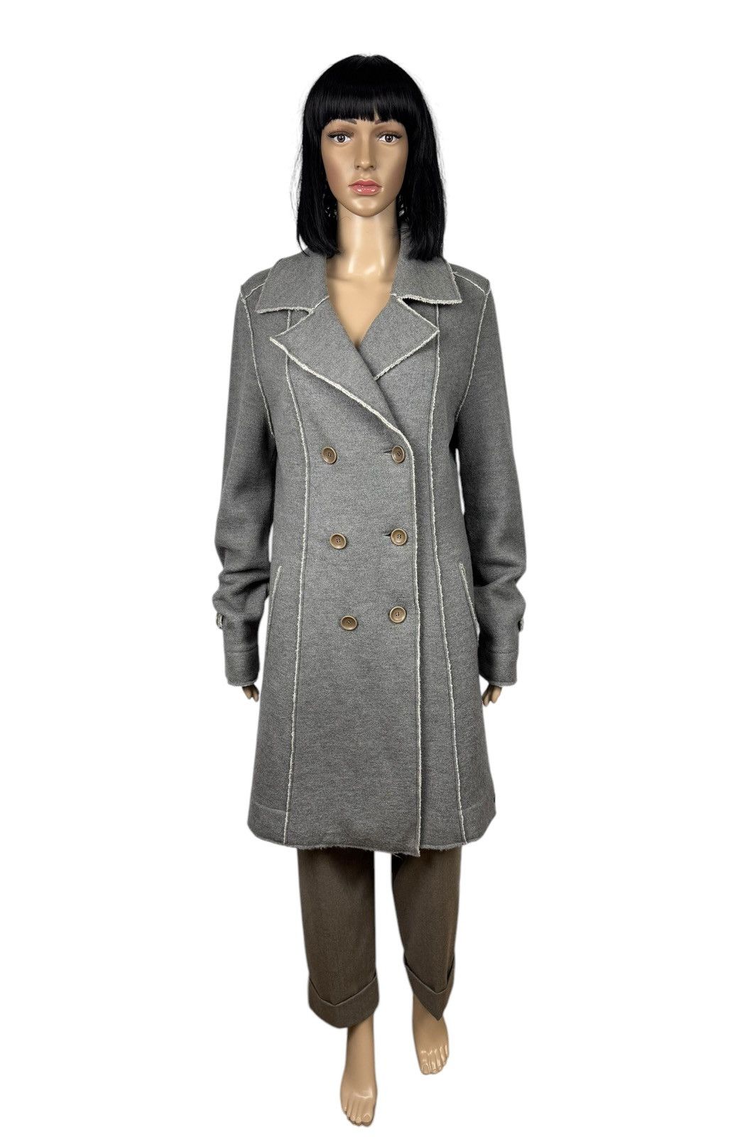 OSKA Oska Wool Over Coat Double-Breasted size 1 Size S / US 4 / IT 40 - 2 Thumbnail
