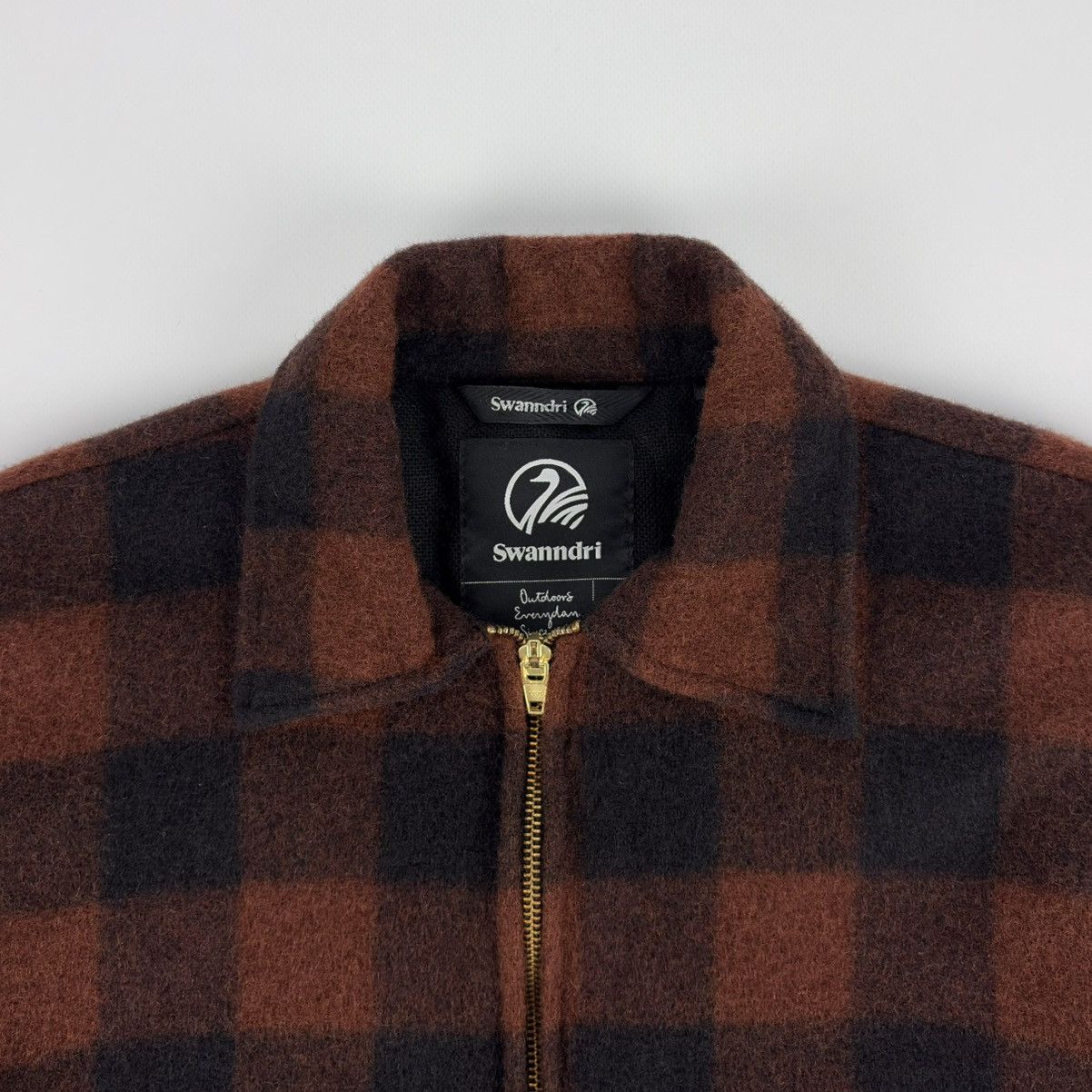 New Zealand Outback Swanndri Ranger Wool Zip Bush shirt Flannel Size US L / EU 52-54 / 3 - 5 Thumbnail