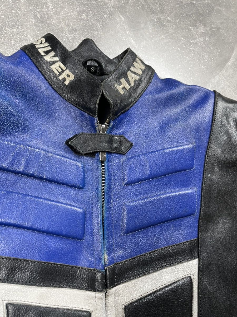Genuine Leather × Vintage Rare! Vintage Racing Leather Biker Jacket 90s Size US M / EU 48-50 / 2 - 6 Thumbnail