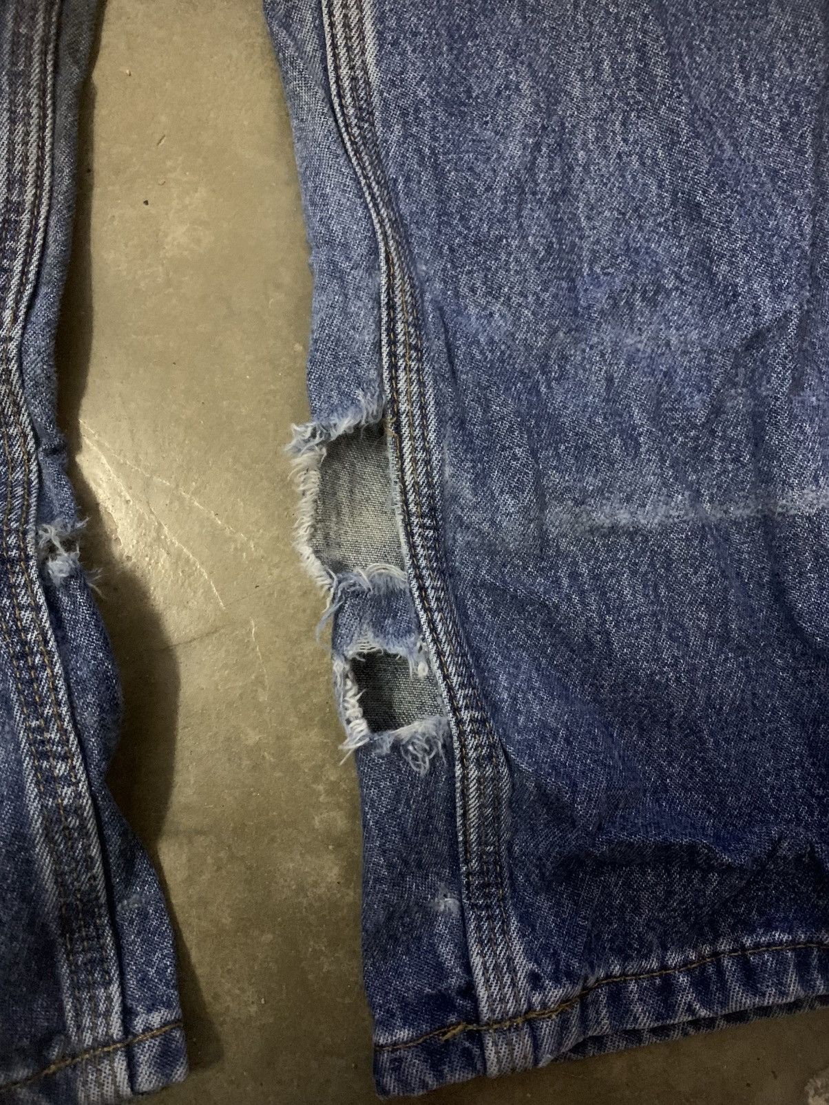 Carhartt Vintage Carhatt Double Knee Flare Denim Jeans Size US 34 / EU 50 - 3 Thumbnail