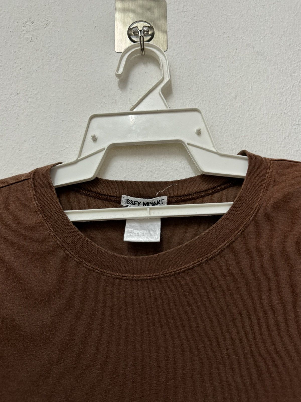 Issey Miyake Issey Miyake Plaid Brown T shirt Slim Fit Size US S / EU 44-46 / 1 - 2 Thumbnail