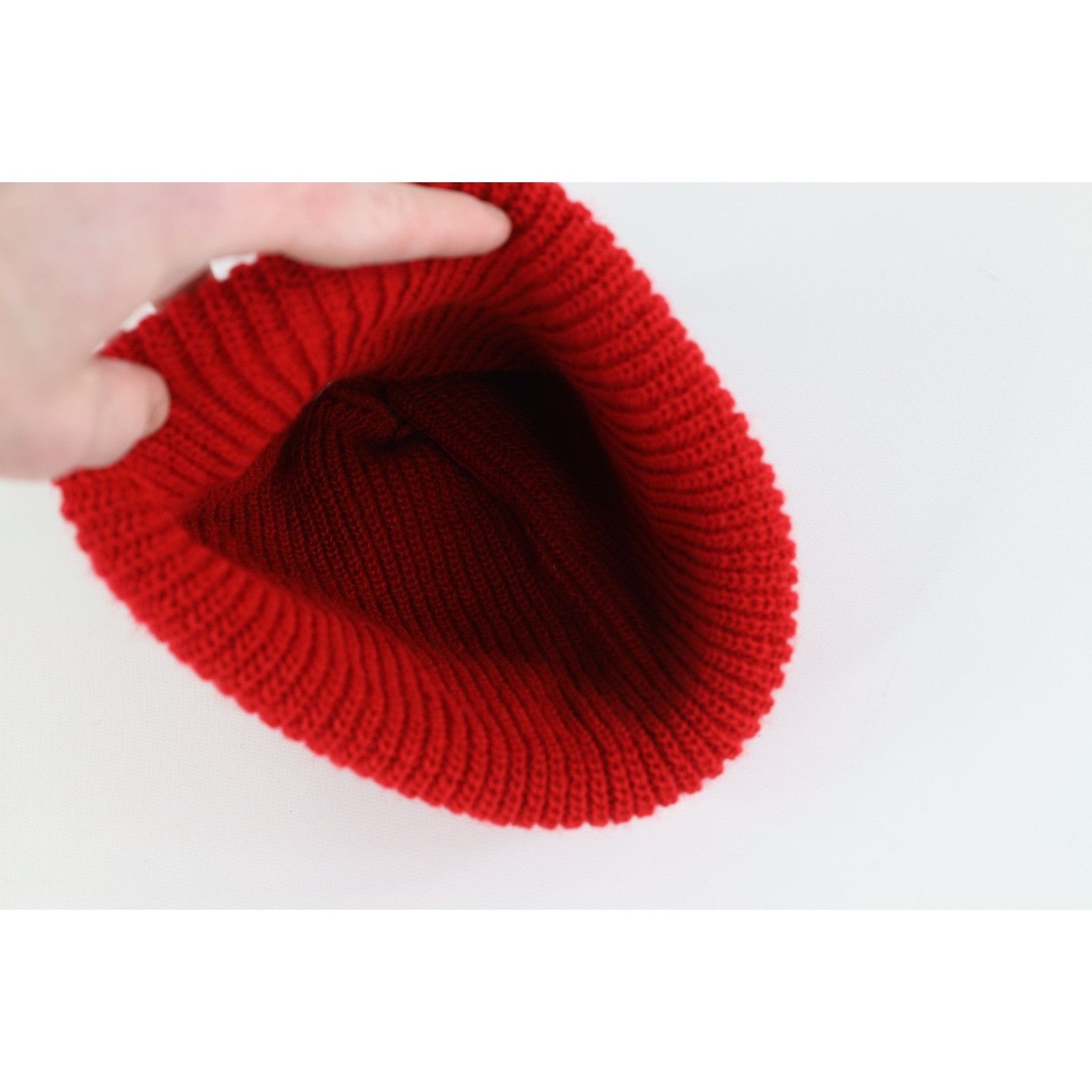 Vintage NOS Vintage 90s Streetwear Ribbed Knit Winter Beanie Hat Size ONE SIZE - 6 Thumbnail