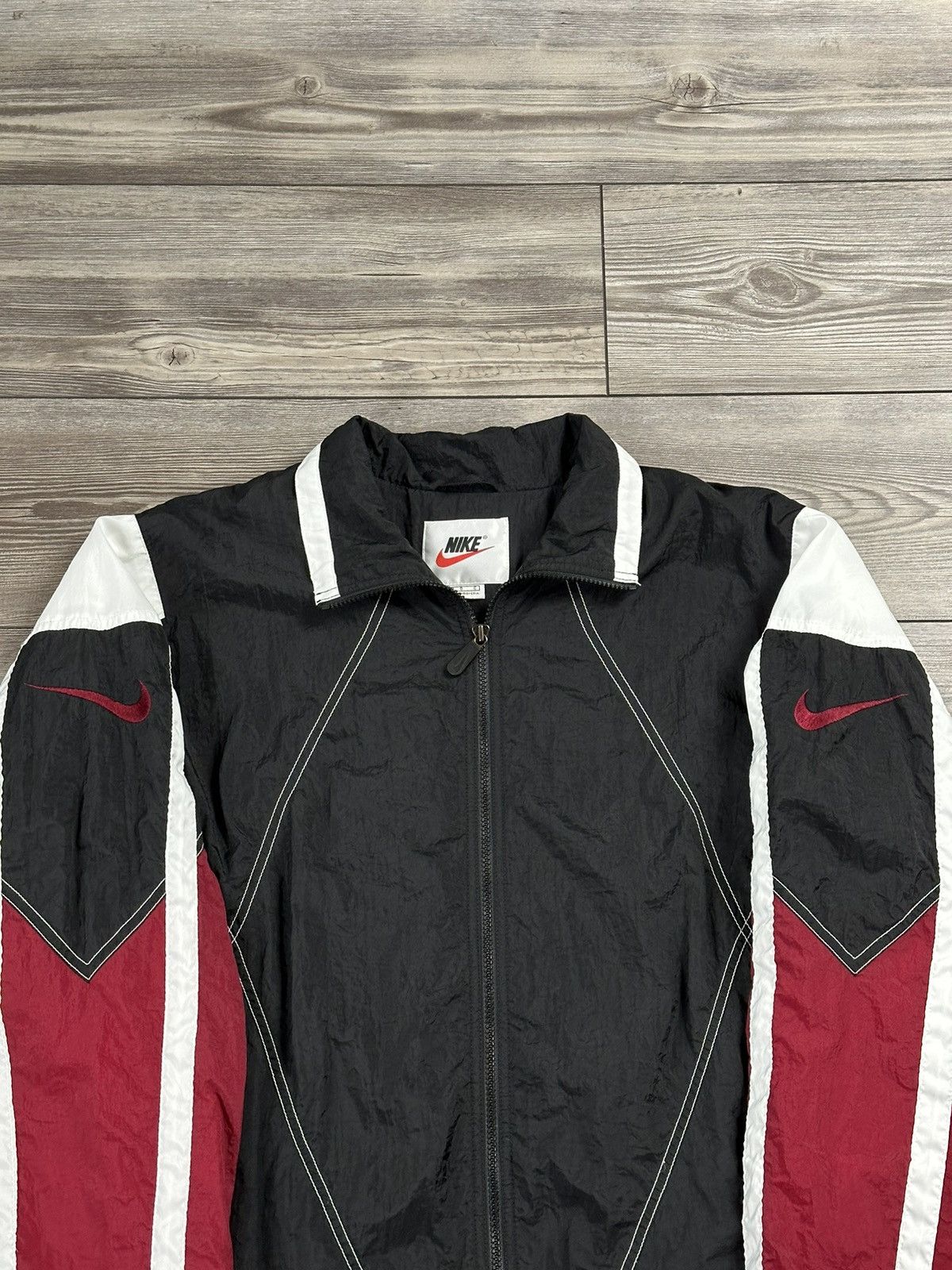 Nike Vintage 90’s Nike Full Zip Windbreaker Size US L / EU 52-54 / 3 - 3 Thumbnail