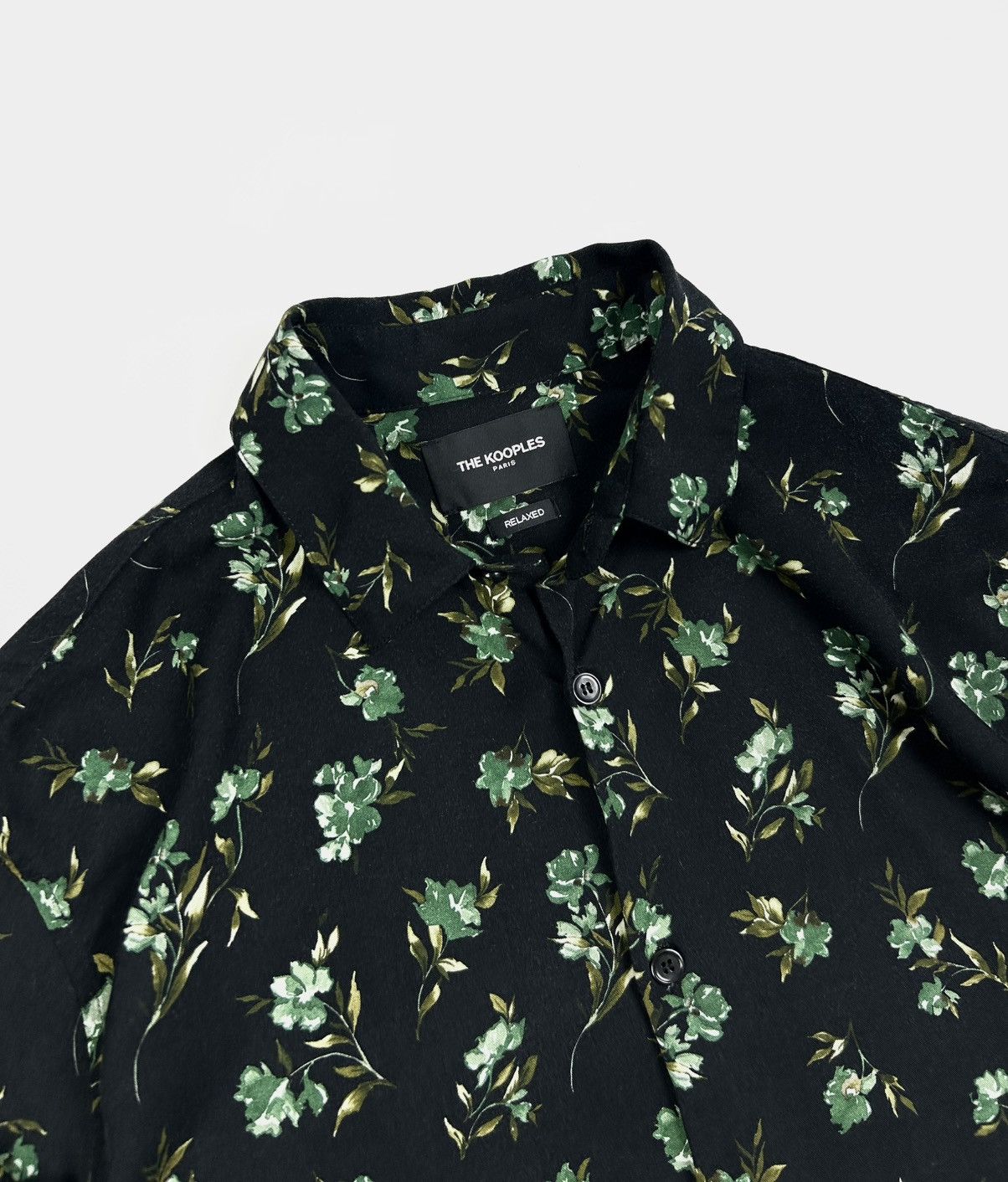 The Kooples The Kooples Shirt Floral Monogram Print Black Size s Rare Size US S / EU 44-46 / 1 - 7 Thumbnail