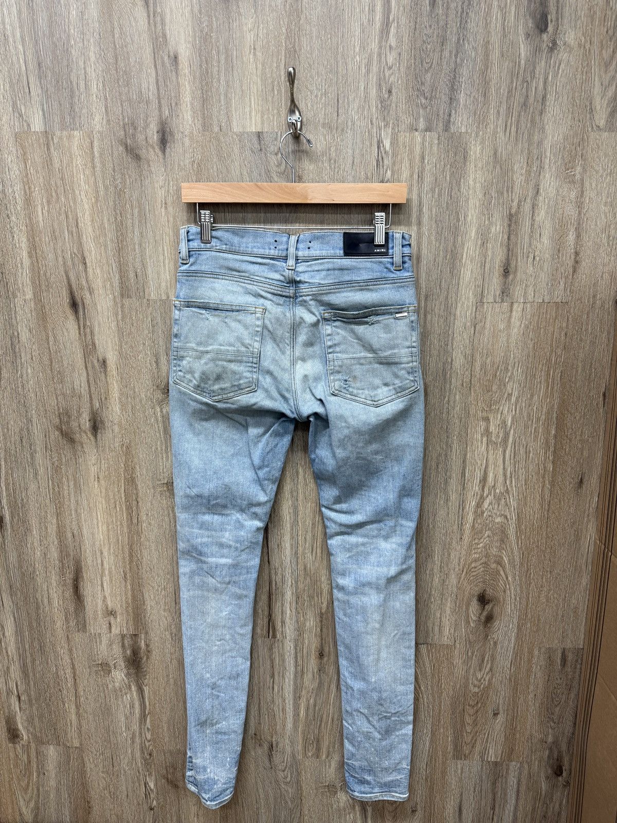 Amiri Amiri Blue Denim Cheetah MX1s Size US 30 / EU 46 - 6 Thumbnail