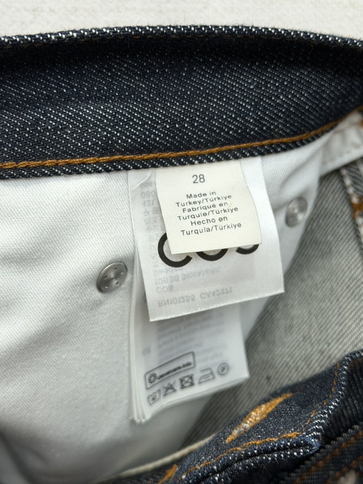 Cos Dark Blue COS Selvedge Denim Jeans Size US 29 - 5 Thumbnail