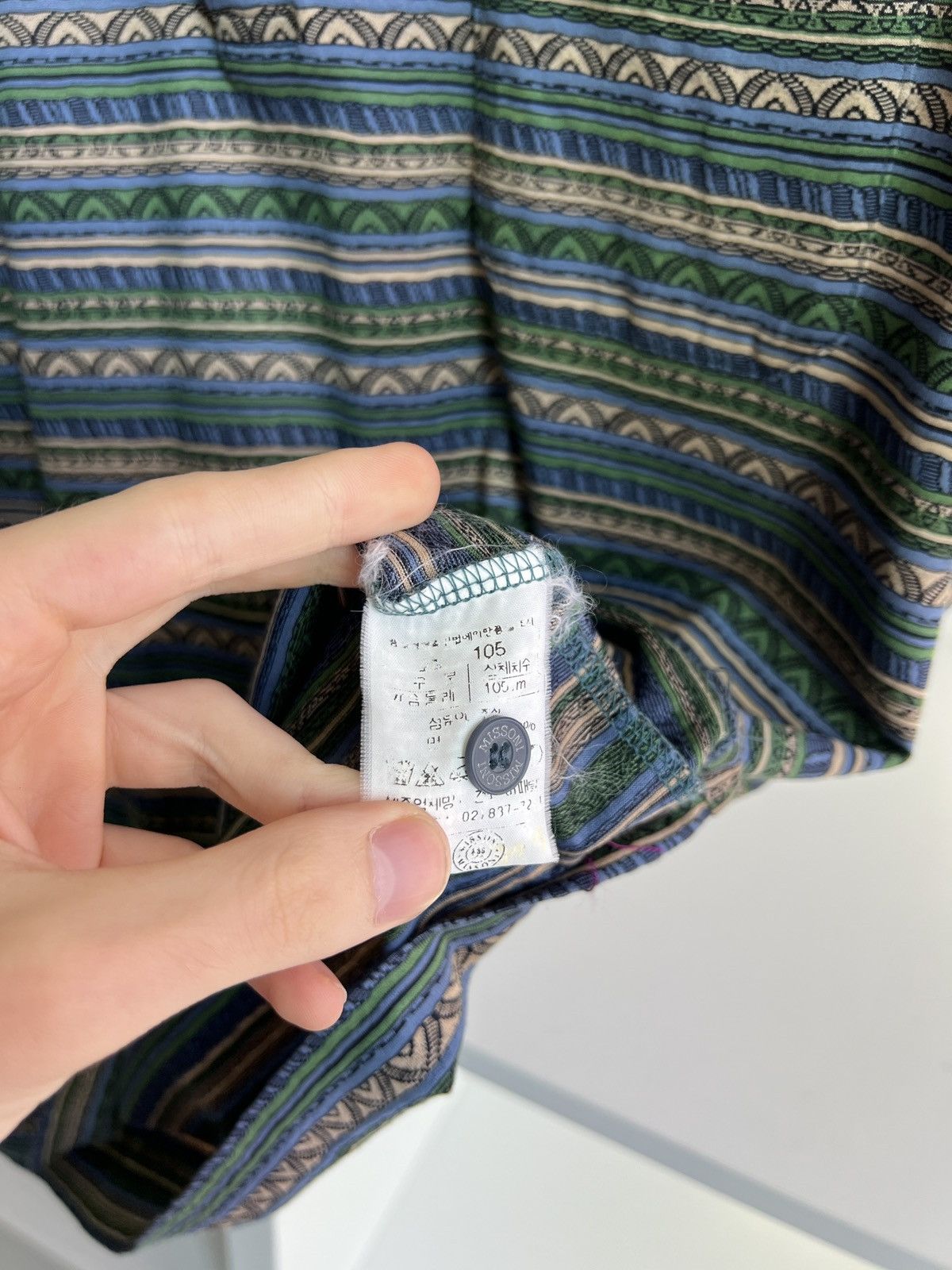 Missoni × Vintage Vintage Missoni Striped luxury polo Size US M / EU 48-50 / 2 - 9 Thumbnail