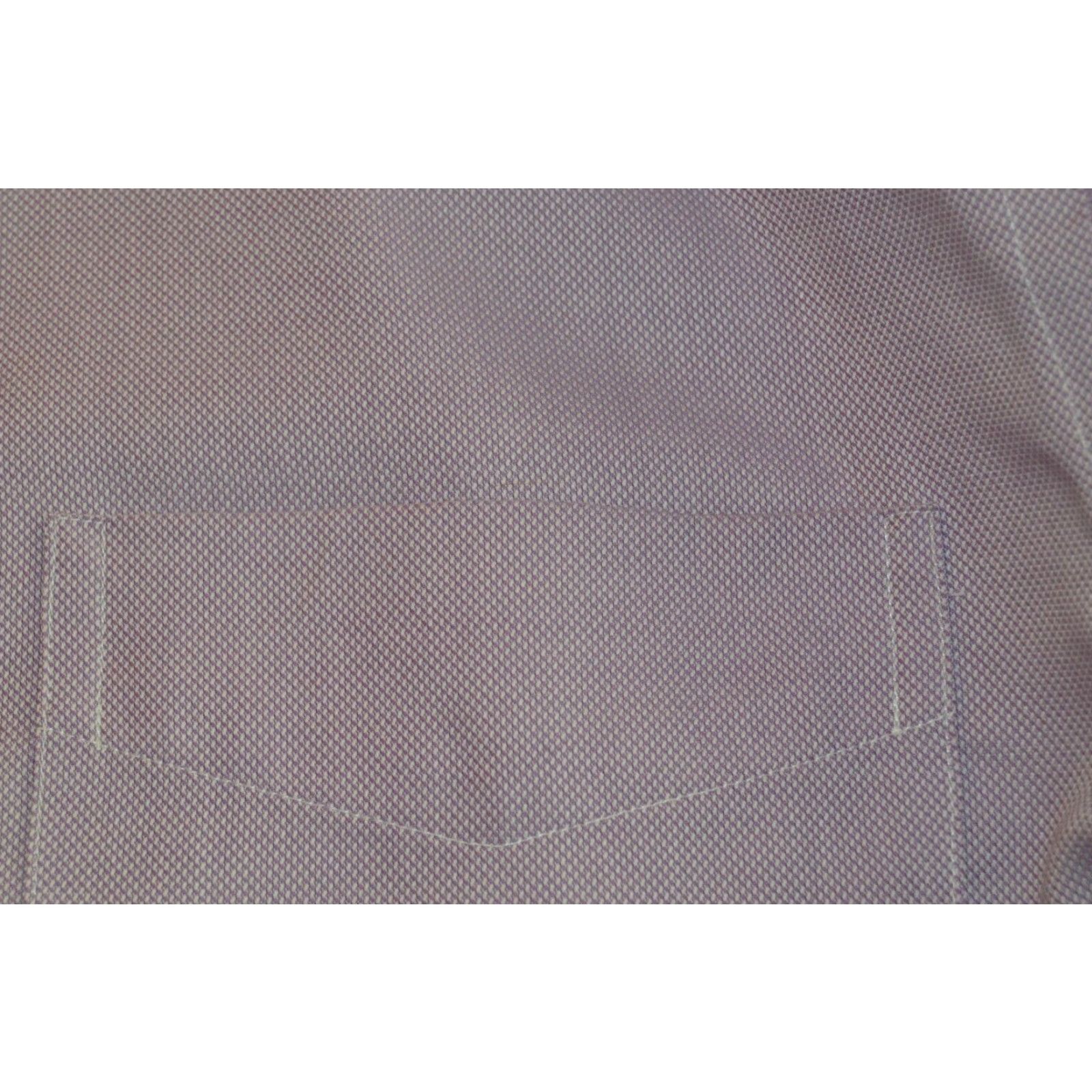 Ralph Lauren Lauren Ralph Lauren Dress Shirt Knit Lavender 16 34/35 Spread Collar Slim Button Non-Iron Regular Men Easier Search Size 42R - 4 Thumbnail