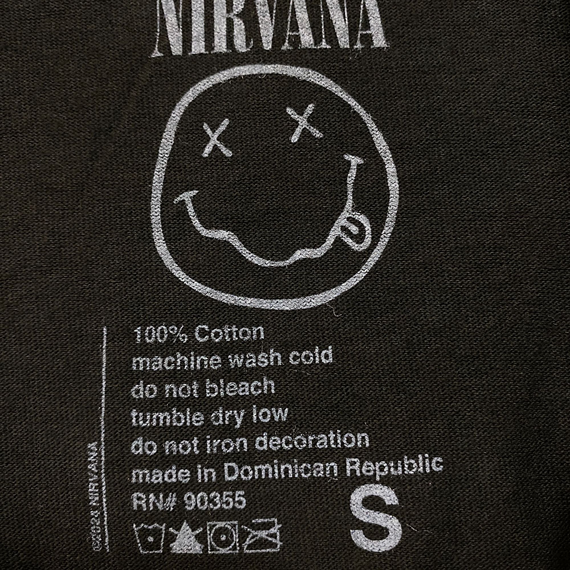 Nirvana Nirvana Nevermind Tour Logo Dead Smiley Grunge Band Tee S Size US S / EU 44-46 / 1 - 4 Thumbnail