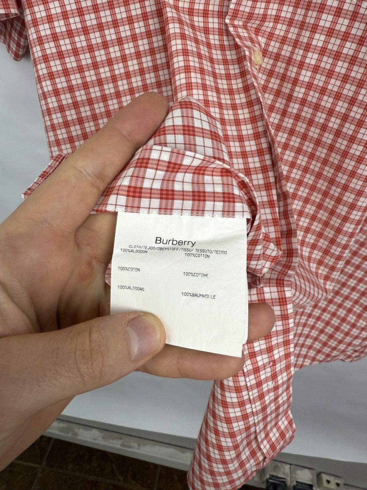 Burberry 🇬🇧 Vintage 90s Burberry London Shirt Rare Retro Hype Y2K Size US L / EU 52-54 / 3 - 8 Thumbnail