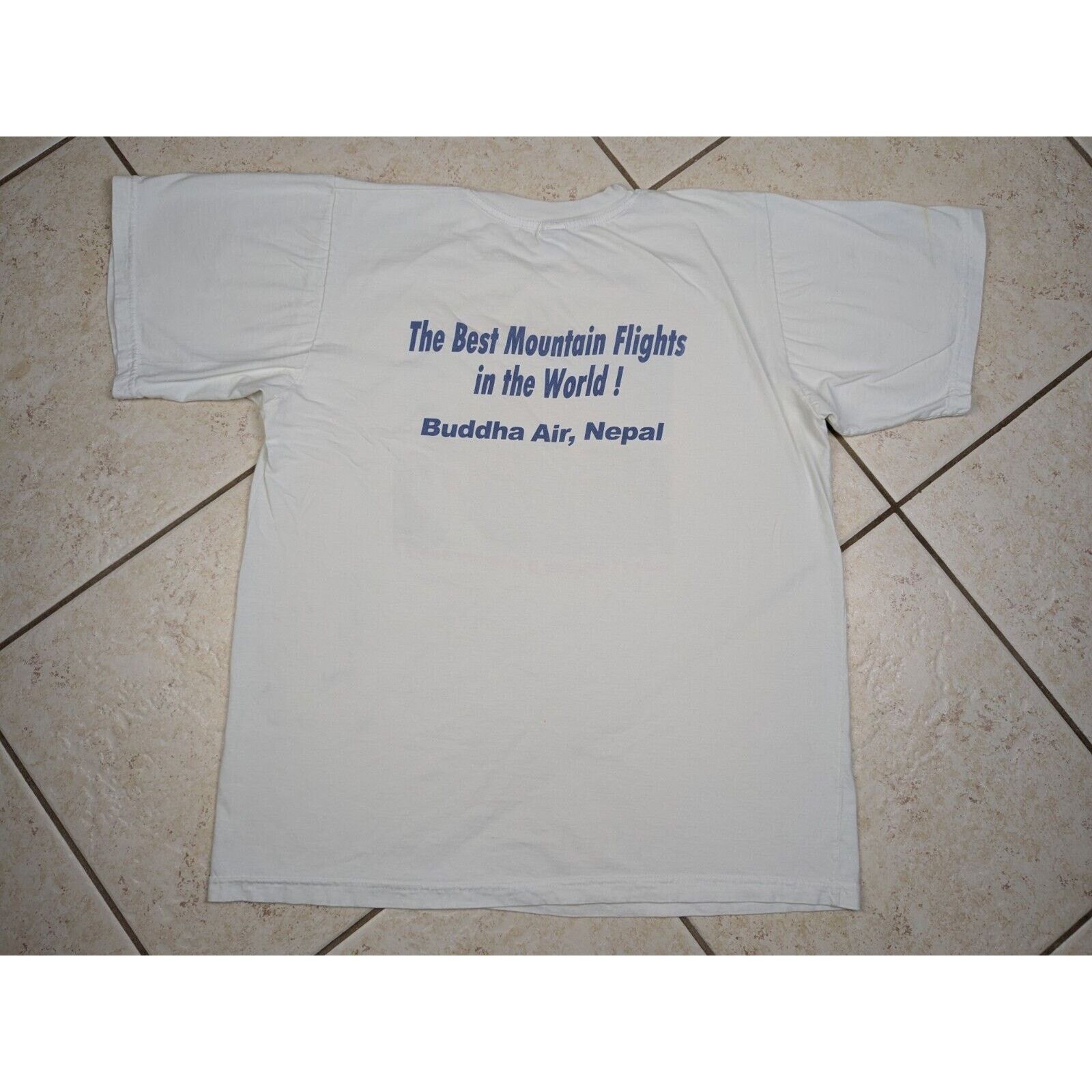 Other I Did Not Climb Mt Everest Airline T-shirt Buddha Air Nepal Size US XXL / EU 58 / 5 - 9 Thumbnail