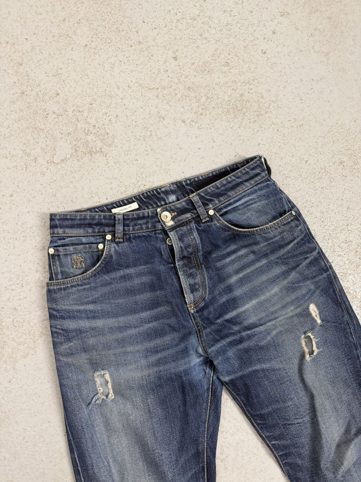 Brunello Cucinelli Brunello Cucinelli Distressed Jeans Size US 32 / EU 48 - 4 Thumbnail