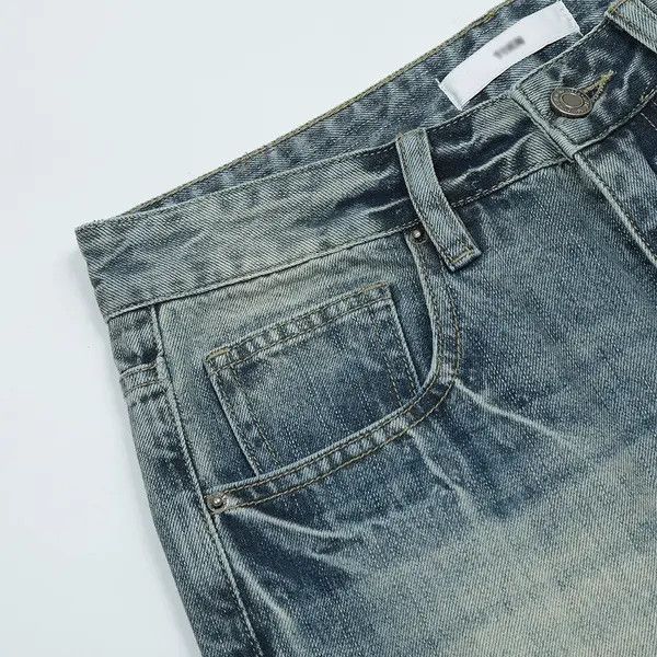 VIBE fade flared grunge punk distressed jeans Size US 28 / EU 44 - 4 Thumbnail