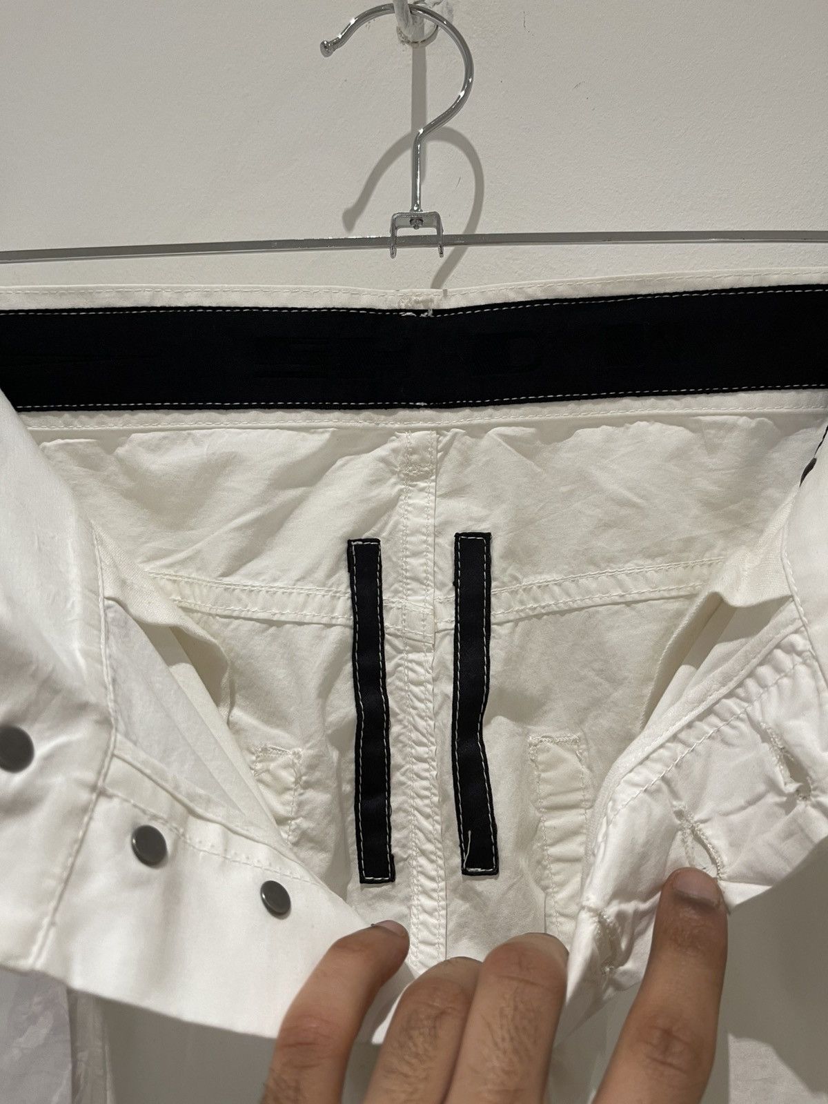 Rick Owens Rick Owens Drkshdw 2010s Detroit Cut Cotton Pants Size US 33 - 9 Thumbnail