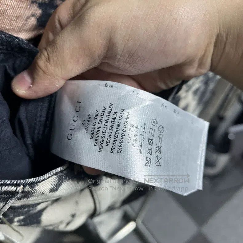 Gucci Gucci Tie-dyed embroidered jeans Size US 26 / EU 42 - 4 Thumbnail