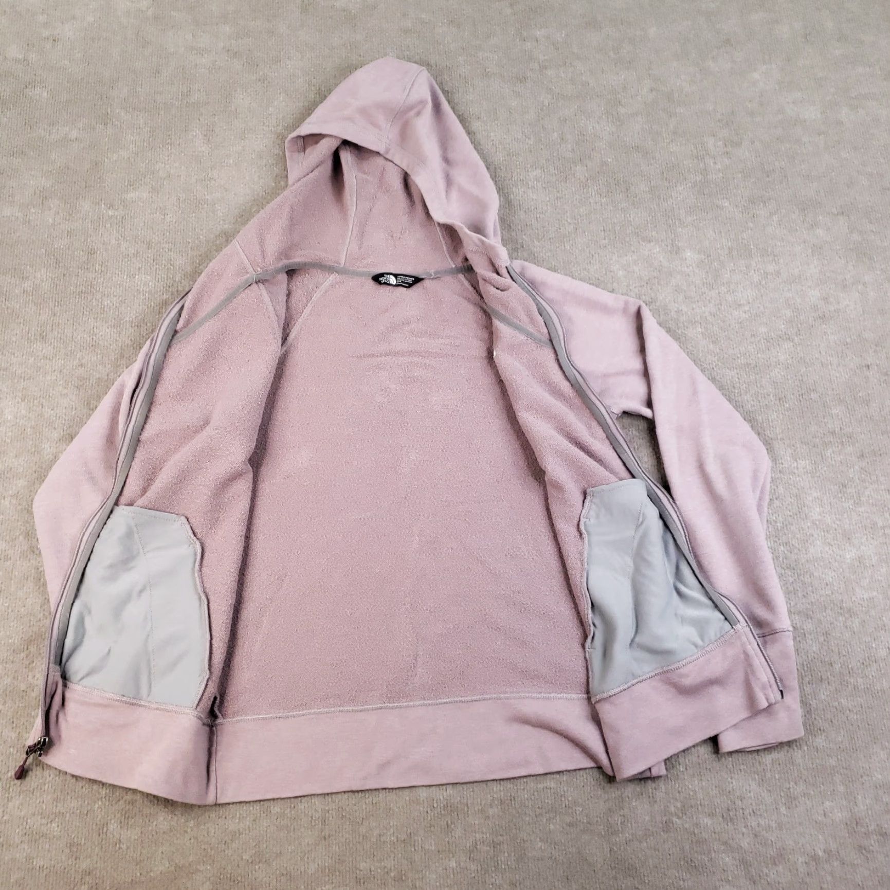 The North Face The North Face Fleece Hoodie Womens Medium Pink Full Zip Outdoor Jacket Size M / US 6-8 / IT 42-44 - 6 Thumbnail