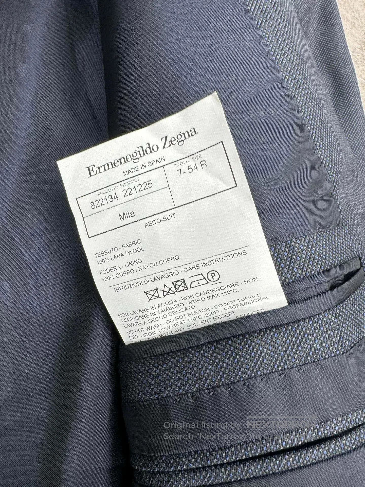 Ermenegildo Zegna Ermenegildo Zegna Multiseason Wool Suit. Size US L / EU 52-54 / 3 - 7 Thumbnail