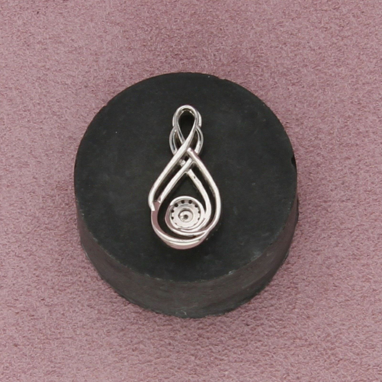 Sterling Silver zales sterling silver diamond accent drop pendant Size ONE SIZE - 2 Thumbnail