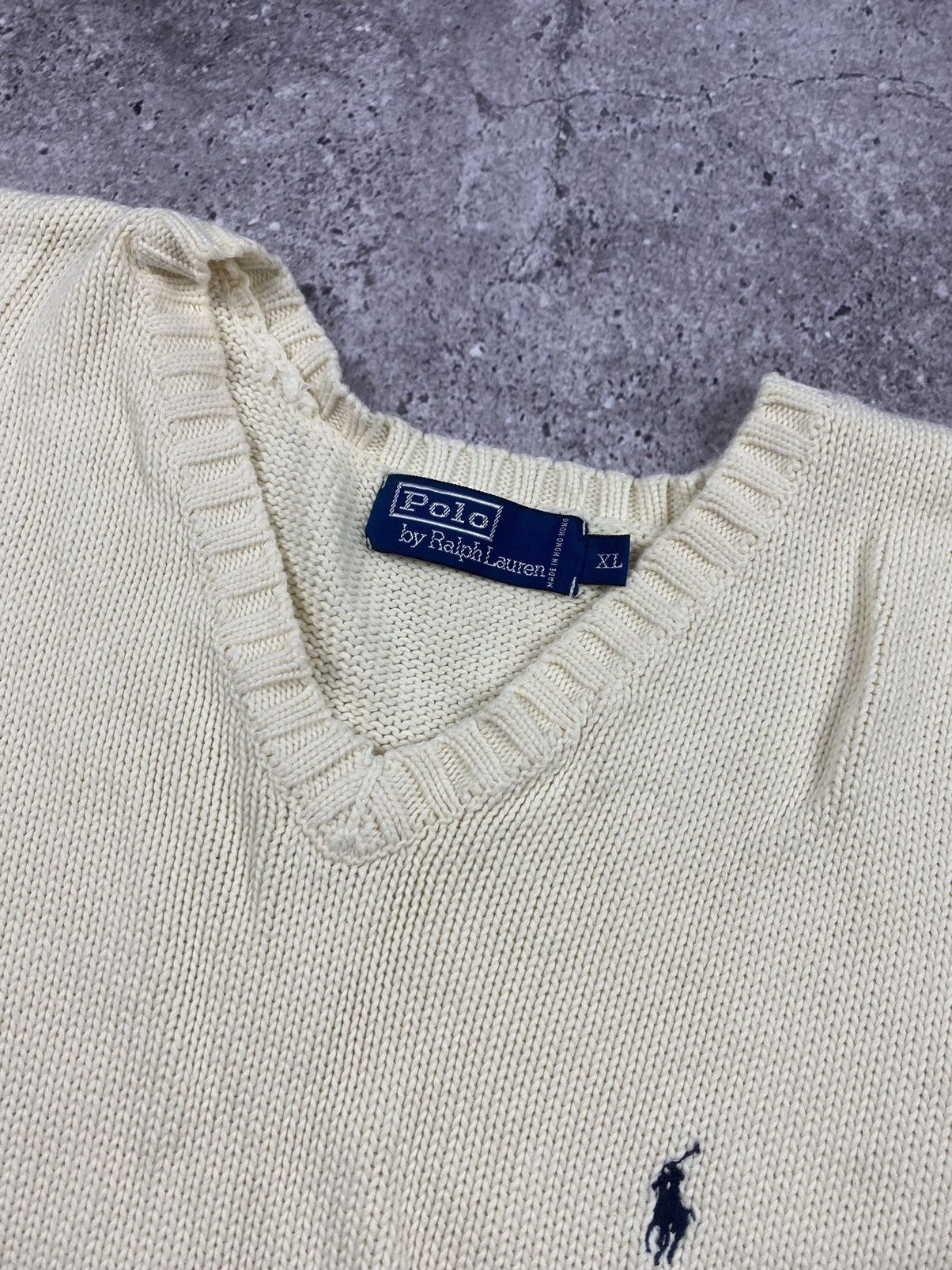 Polo Ralph Lauren × Vintage Polo Ralph Lauren 90S PRL Knited Jumper Sweatr Vest OldMoney Size US XL / EU 56 / 4 - 3 Thumbnail