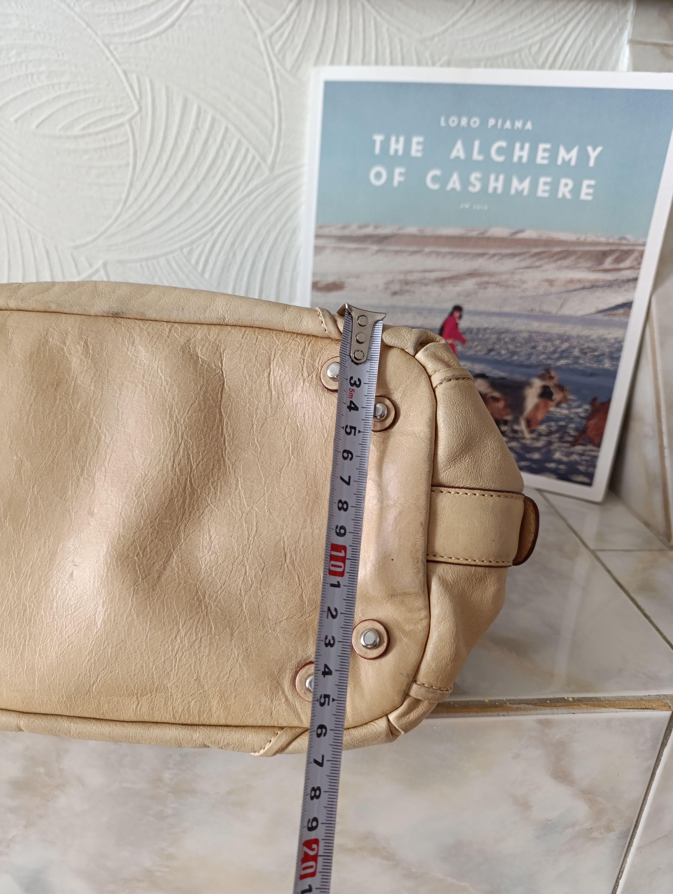Just Cavalli VINTAGE JUST ROBERTO CAVALLI LEATHER BEIGE BAG Size ONE SIZE - 24 Thumbnail
