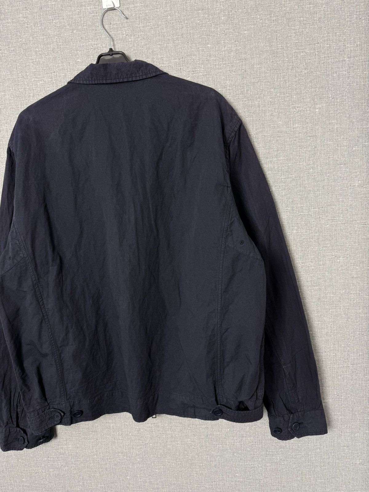 Burberry Burberry London Navy Cotton & Metal Utility Jacket Size L Size US L / EU 52-54 / 3 - 14 Thumbnail