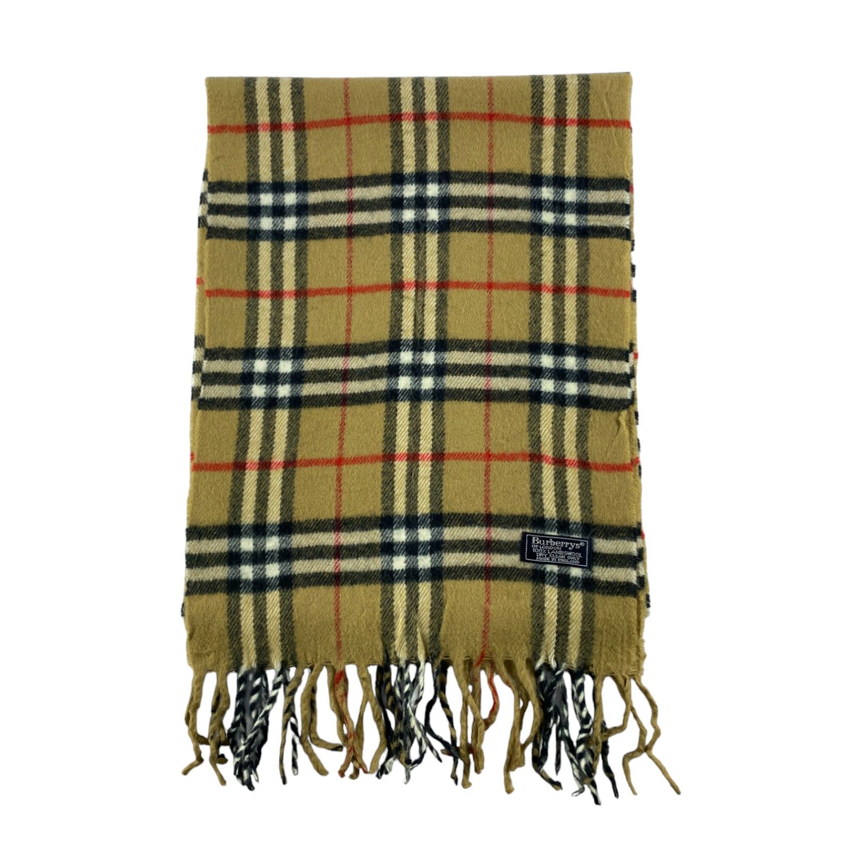 Burberry × Vintage Burberry Scarf / Muffler / Neckwear - WW1040 Size ONE SIZE - 2 Thumbnail