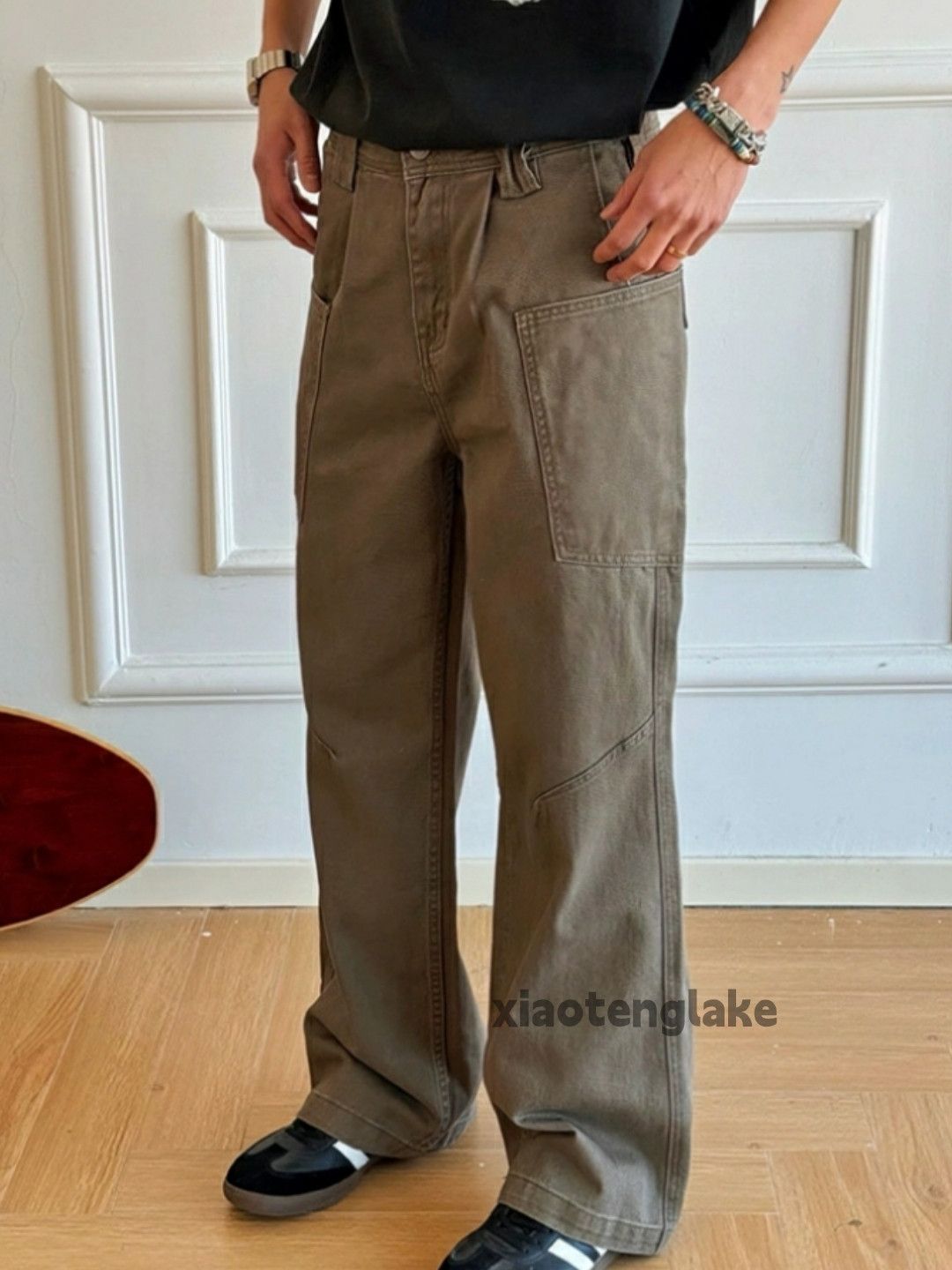 Designer × Japanese Brand × Vintage washed faded utility carpenter workwear cargo pants Size US 32 / EU 48 - 2 Thumbnail
