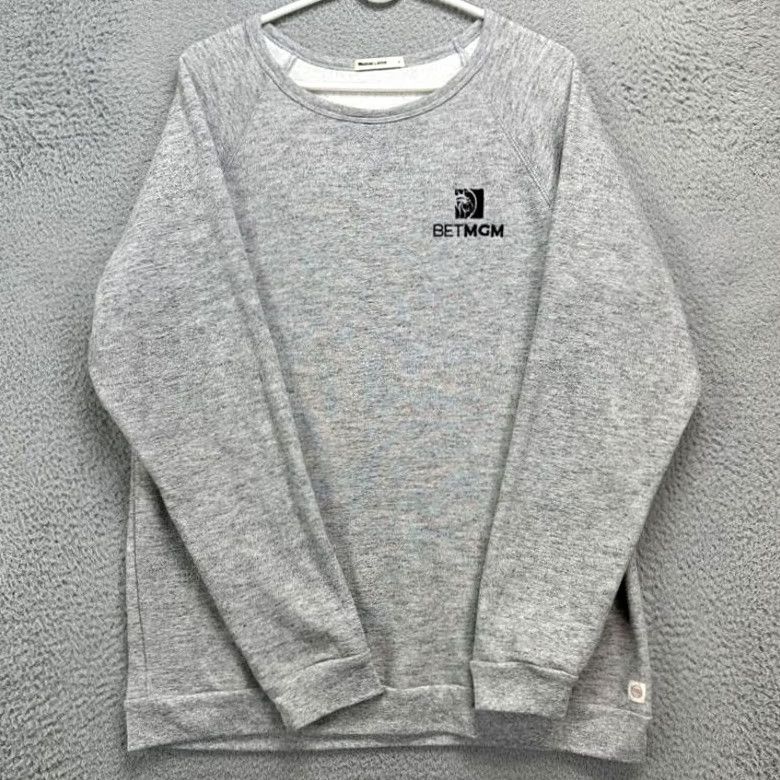 Marine Layer Marine Layer Sweatshirt Crewneck Adult Large Grey Logo Pullover Long Sleeve Mens Size US L / EU 52-54 / 3 - 3 Thumbnail