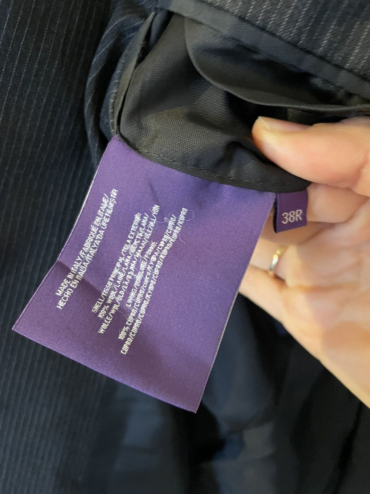 Ralph Lauren Purple Label Ralph Lauren Purple Label Custom suit jacket and trousers Size 38R - 5 Thumbnail