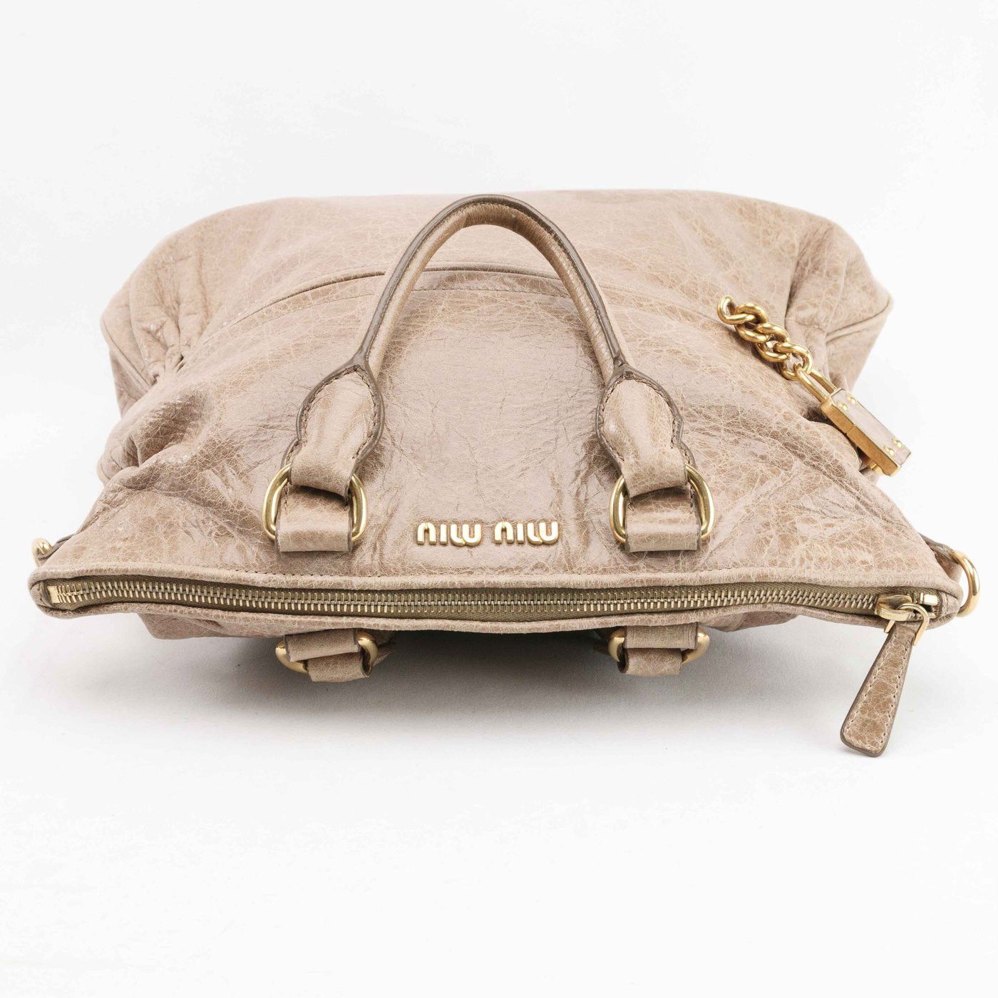 Miu Miu Miu Miu Leather 2-Way Tote Bag Size ONE SIZE - 6 Thumbnail