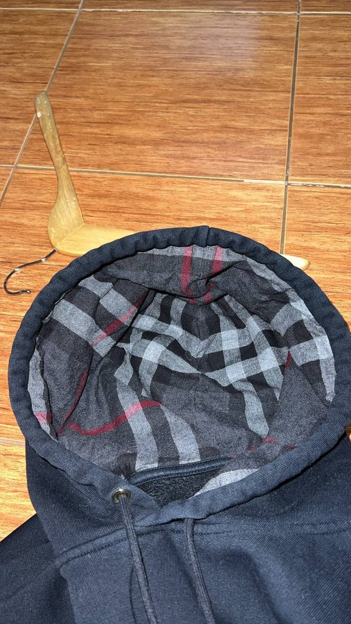 Burberry BURBERRY BLACK CHECKED HOOD HOODIE Size US XL / EU 56 / 4 - 4 Thumbnail