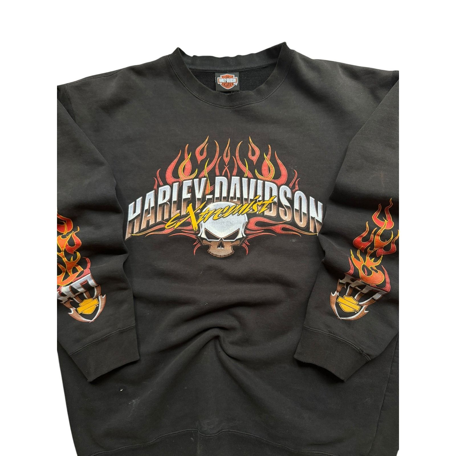 Vintage Vintage Harley Davidson Extremist Santa Barbara Crewneck Size US L / EU 52-54 / 3 - 3 Thumbnail