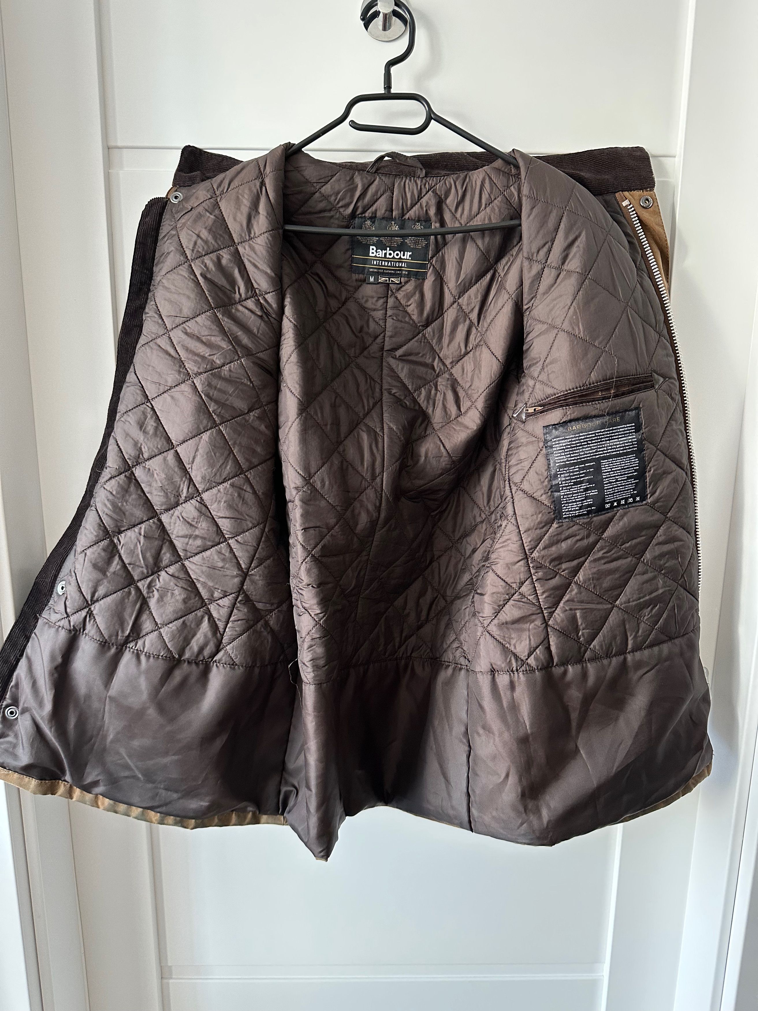 Barbour BARBOUR International Duke Wax Jacket quilted lining padded Size US M / EU 48-50 / 2 - 9 Thumbnail