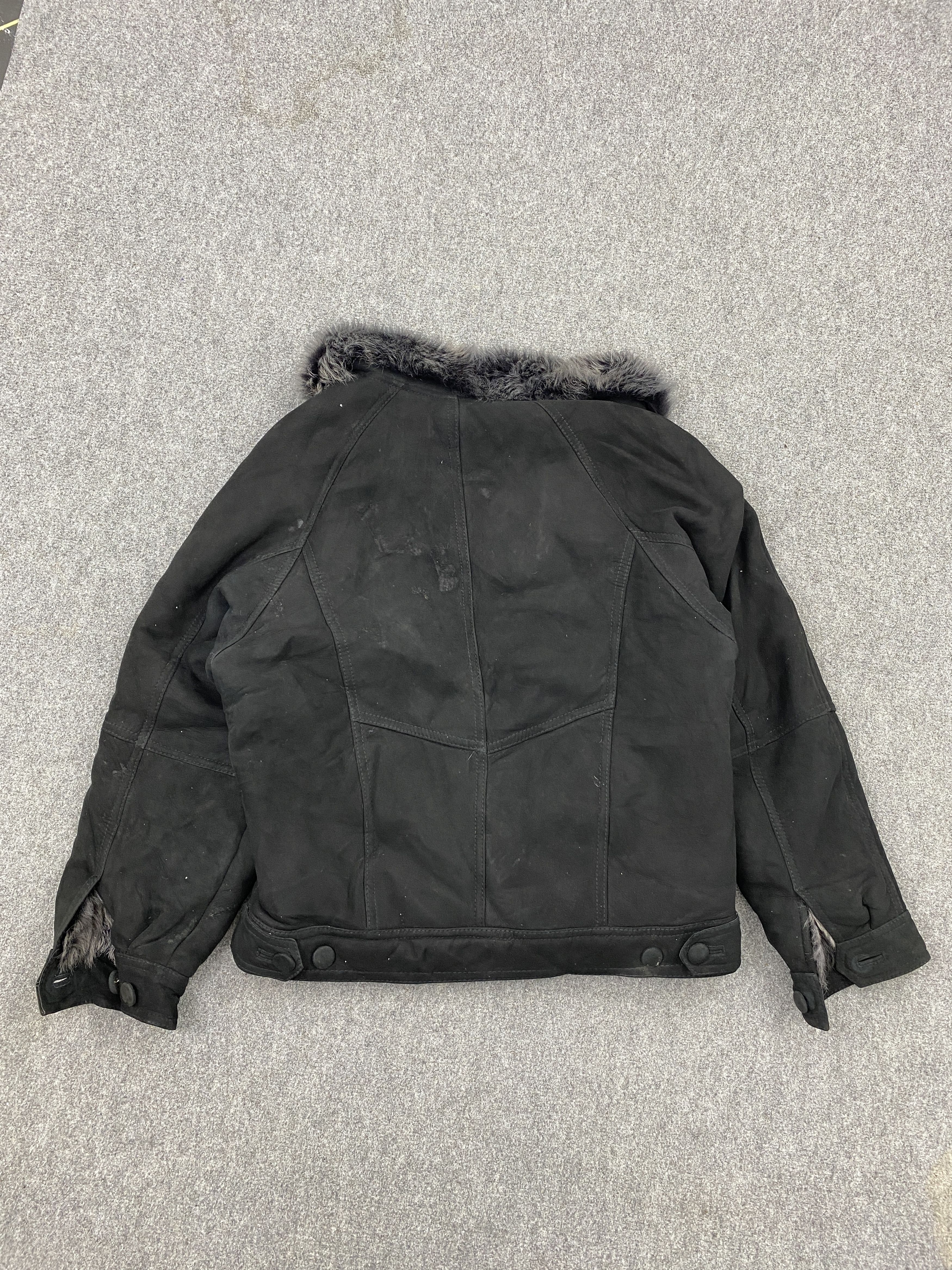 If Six Was Nine Vintage Nino Cerruti Fur Suede Jacket MJ0082 Size US L / EU 52-54 / 3 - 2 Thumbnail