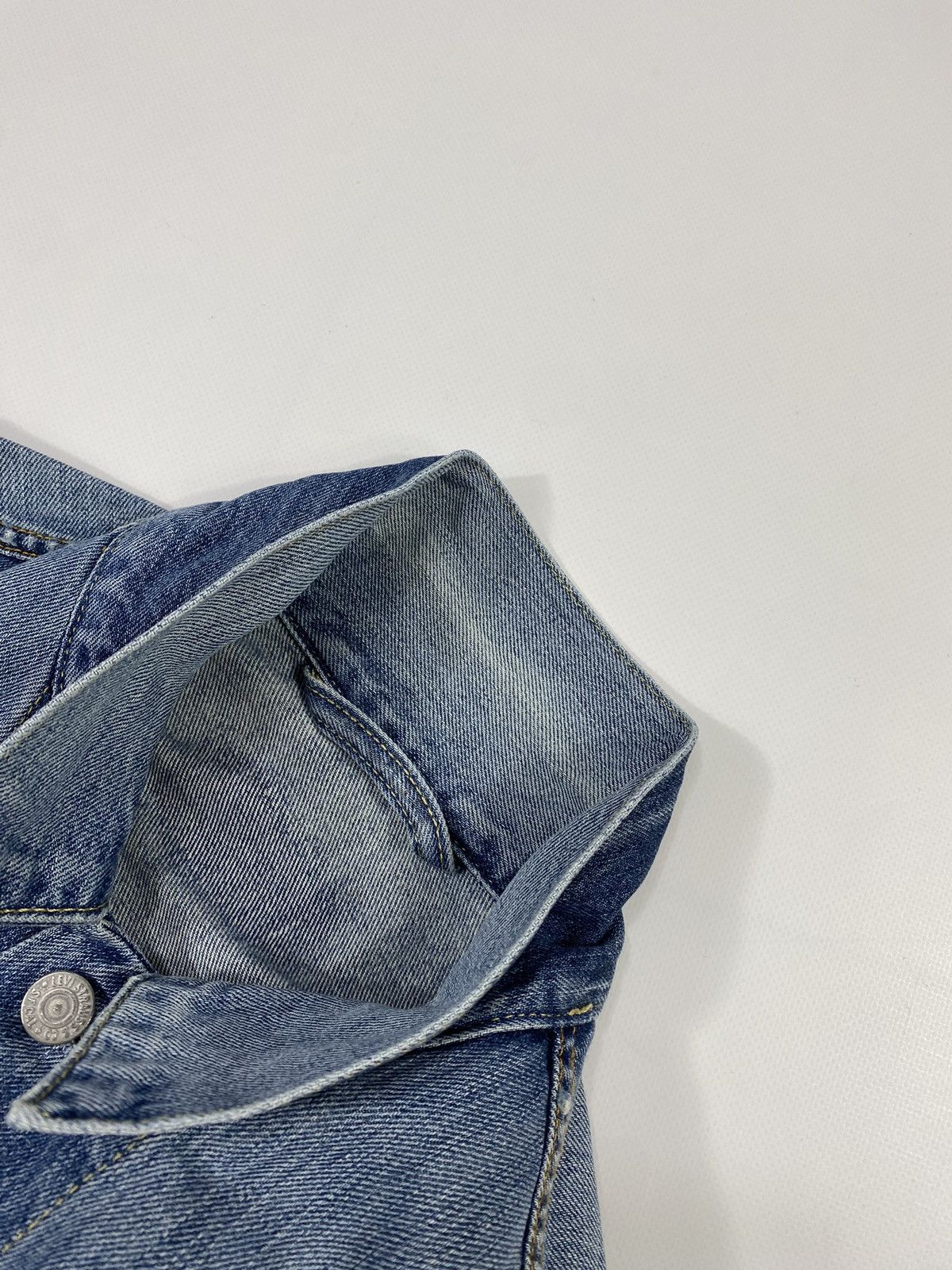 Levi's 🔥LASTDROP🔥 Levis Distressed Style Denim Jeans Trucker Jacket Size US L / EU 52-54 / 3 - 12 Thumbnail