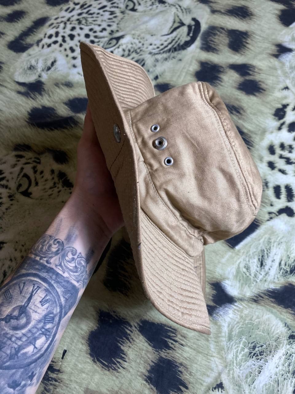 Vintage Army Bucket Hat Size ONE SIZE - 4 Thumbnail