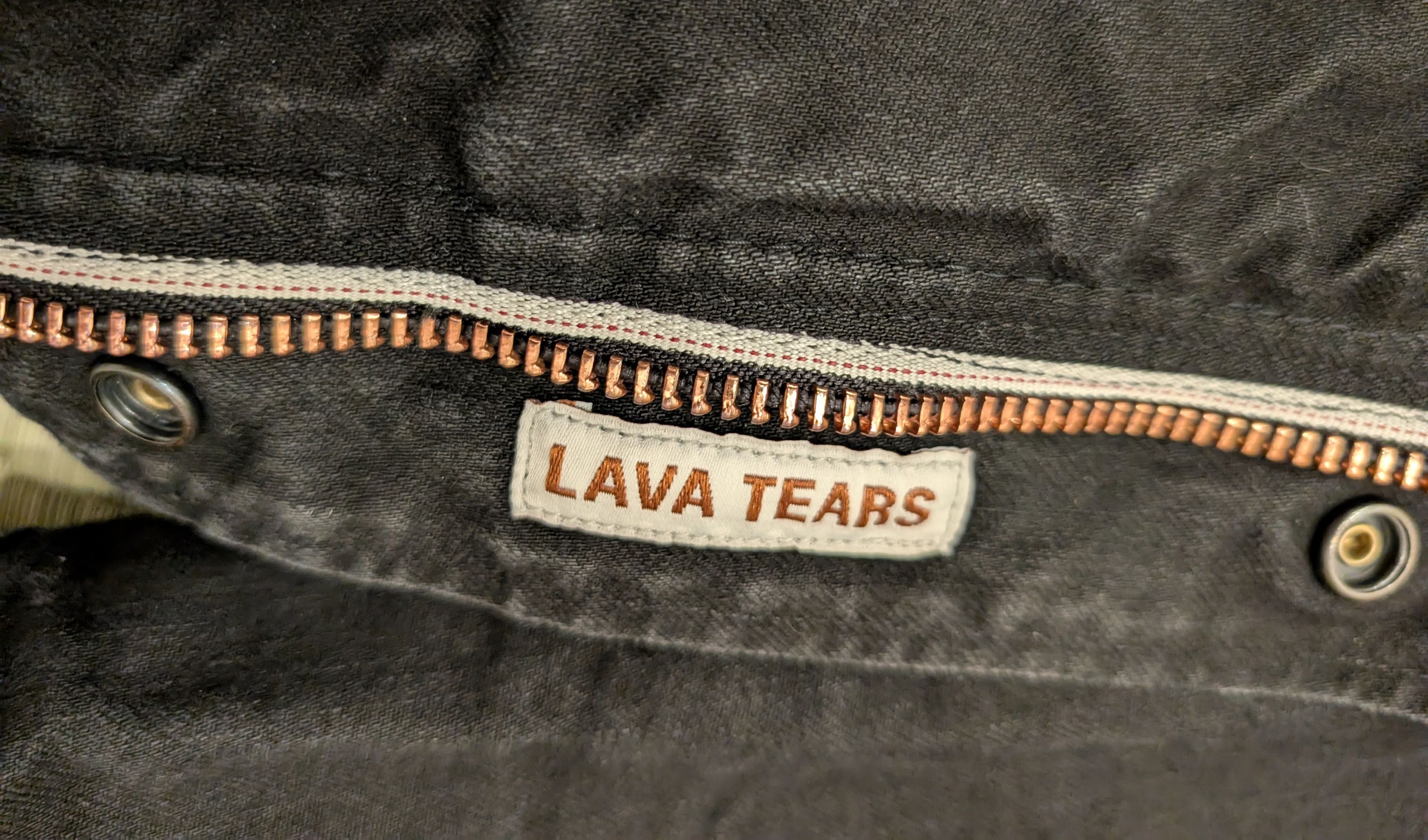 Scotch & Soda RARE Scotch & Soda Lava Tears Selvedge Denim Jacket Black Size US M / EU 48-50 / 2 - 6 Thumbnail