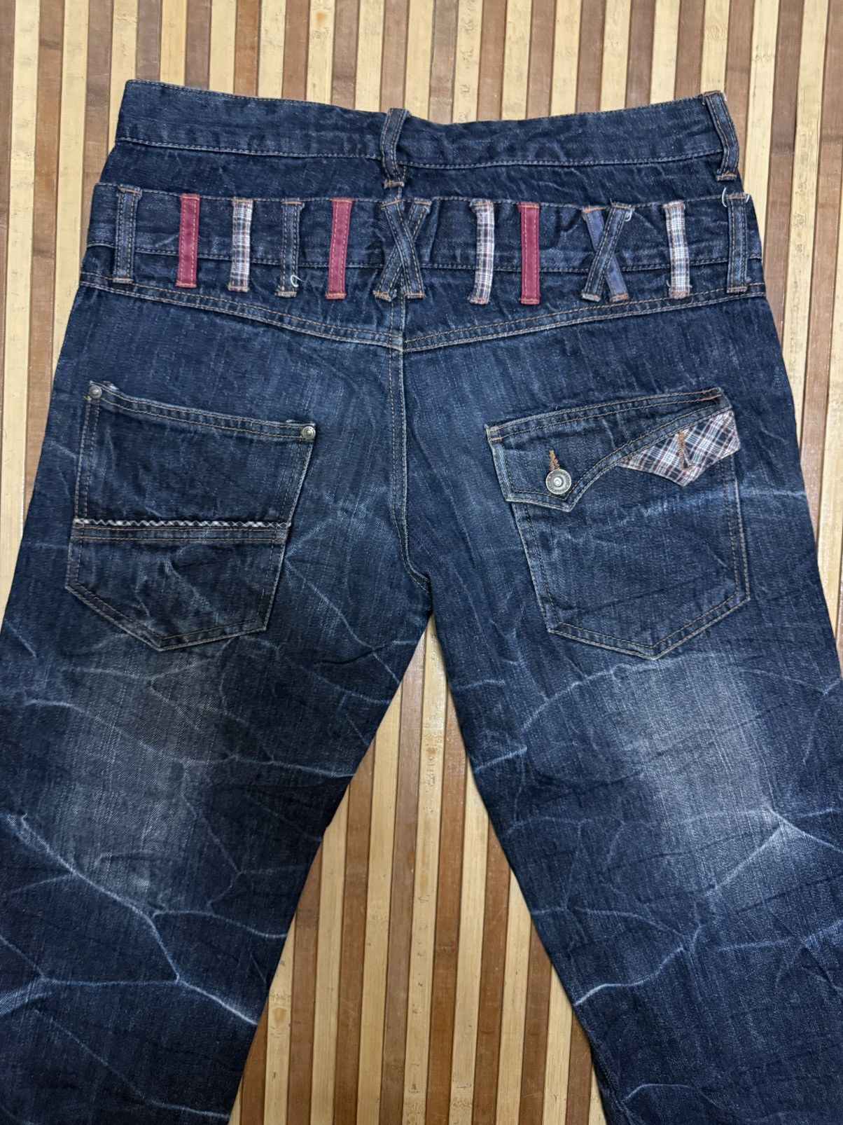 Japanese Brand Double Focus Cropped Pants Double Waist / Streetwear Size US 31 - 8 Thumbnail
