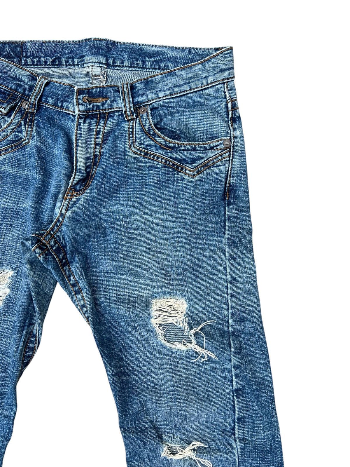 semanticdesign Rattle Trap Made in Japan Tartan Patchwork Denim Jeans Size US 32 / EU 48 - 11 Thumbnail
